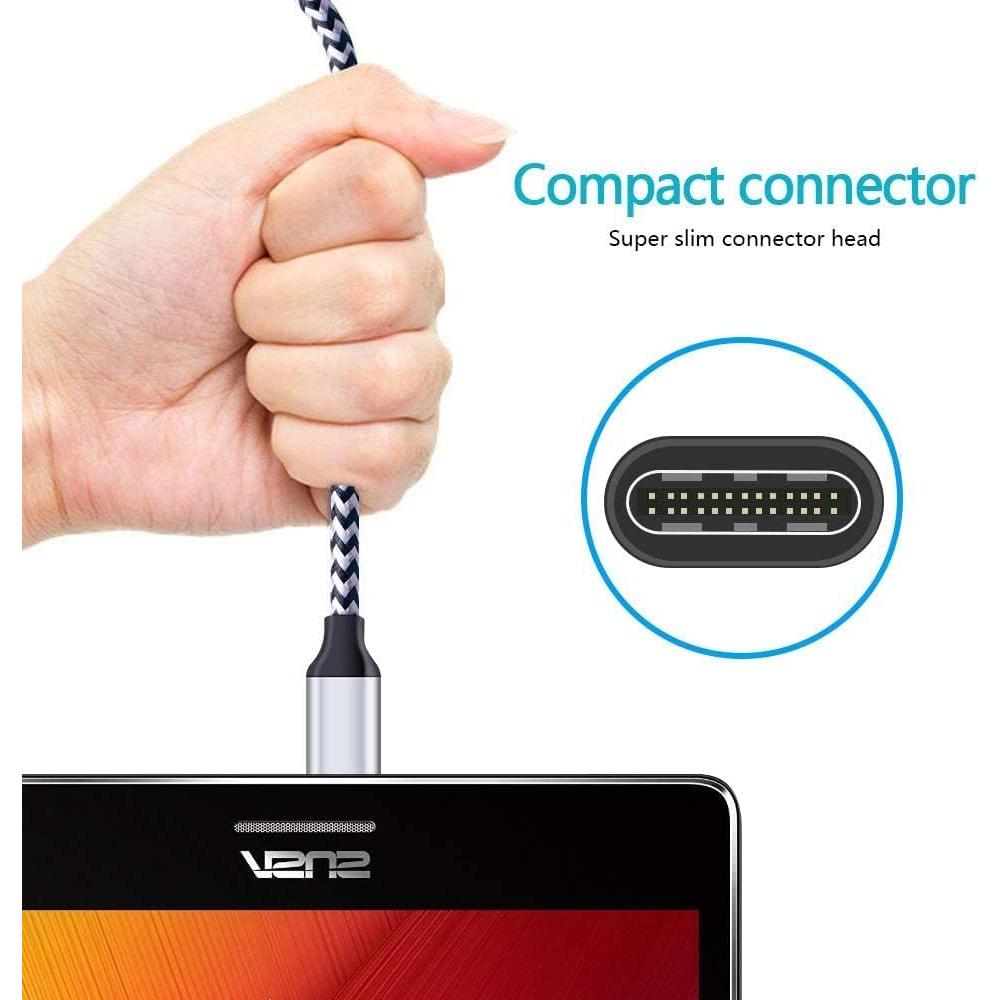 Cable USB Tipo C 5Pack 1.83m NINIBER Carga Rápida 2.4A