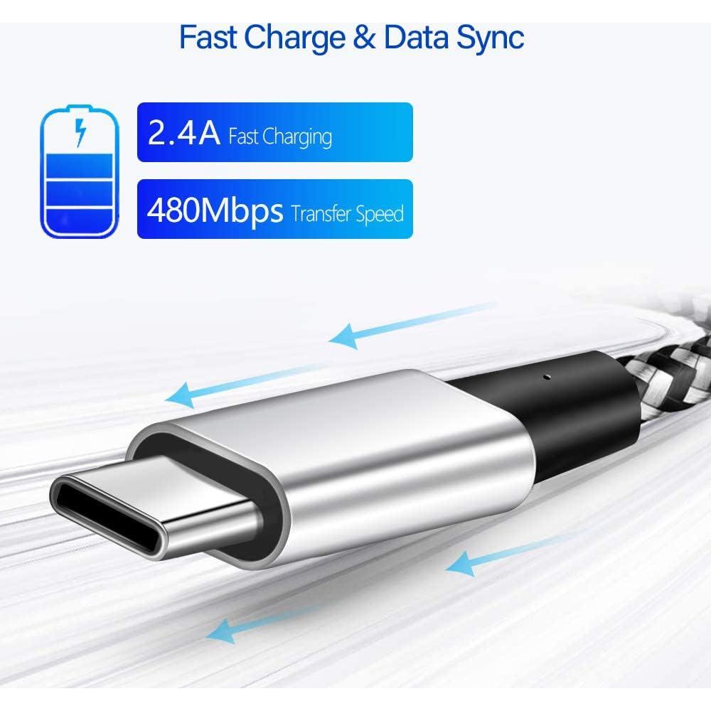 Cargador USB C Deegotech 10 pies Carga Rápida 3A Trenzado