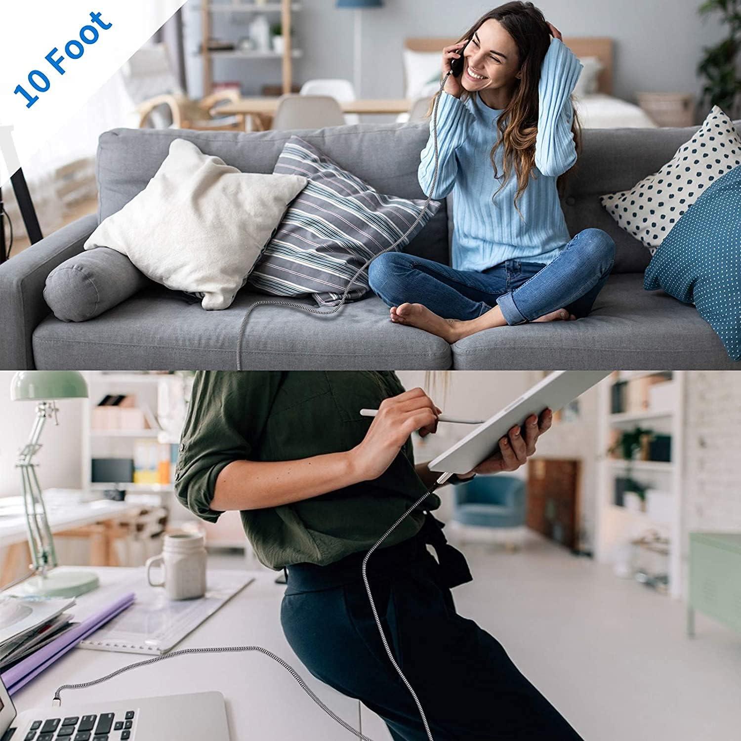 Cargador USB C Deegotech 10 pies Carga Rápida 3A Trenzado