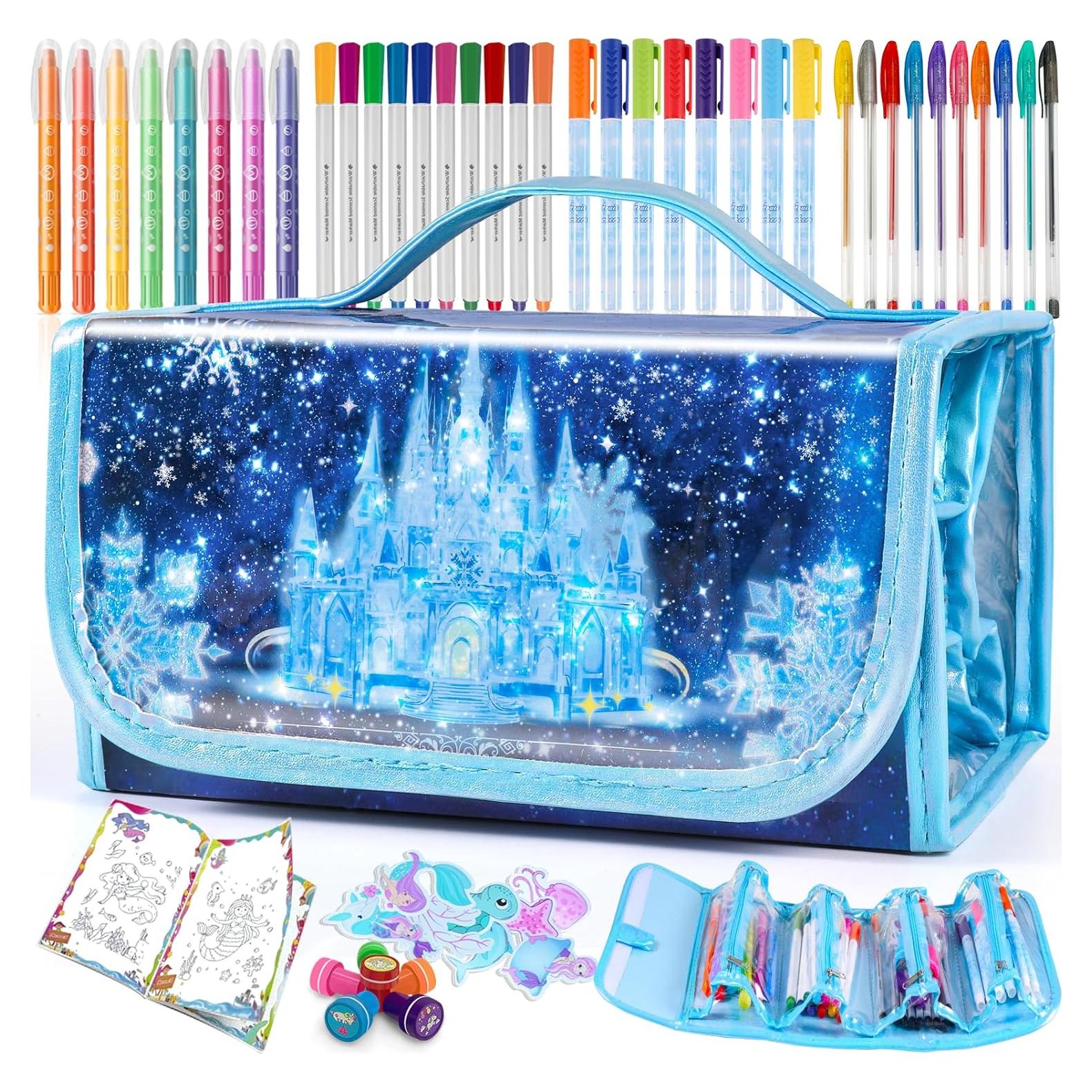 Conjunto de Marcadores Lavables Weirtoya 56 Piezas para Niños