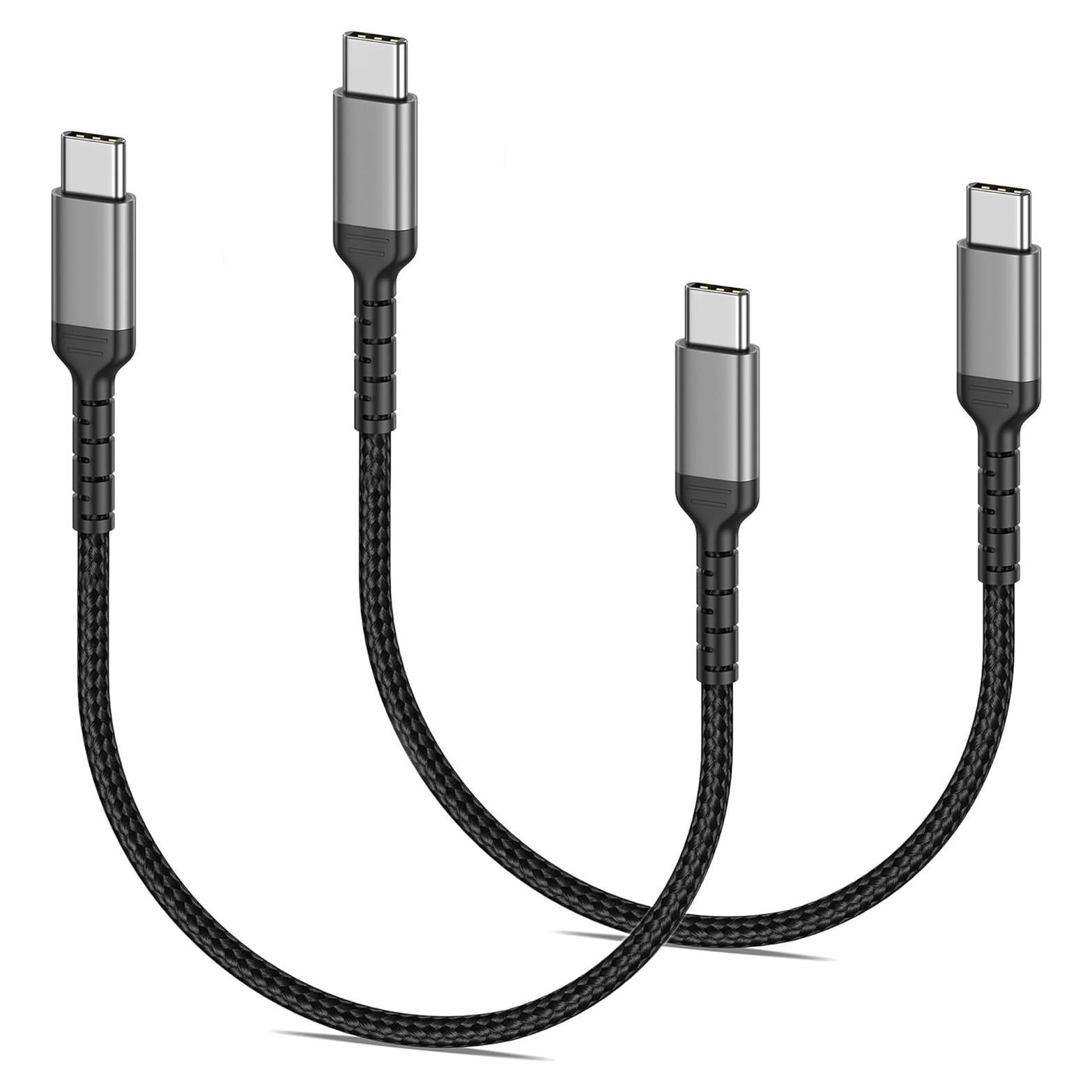 Cable USB C a USB C 50 cm ULIFTUS 60W 3A Carga Rápida