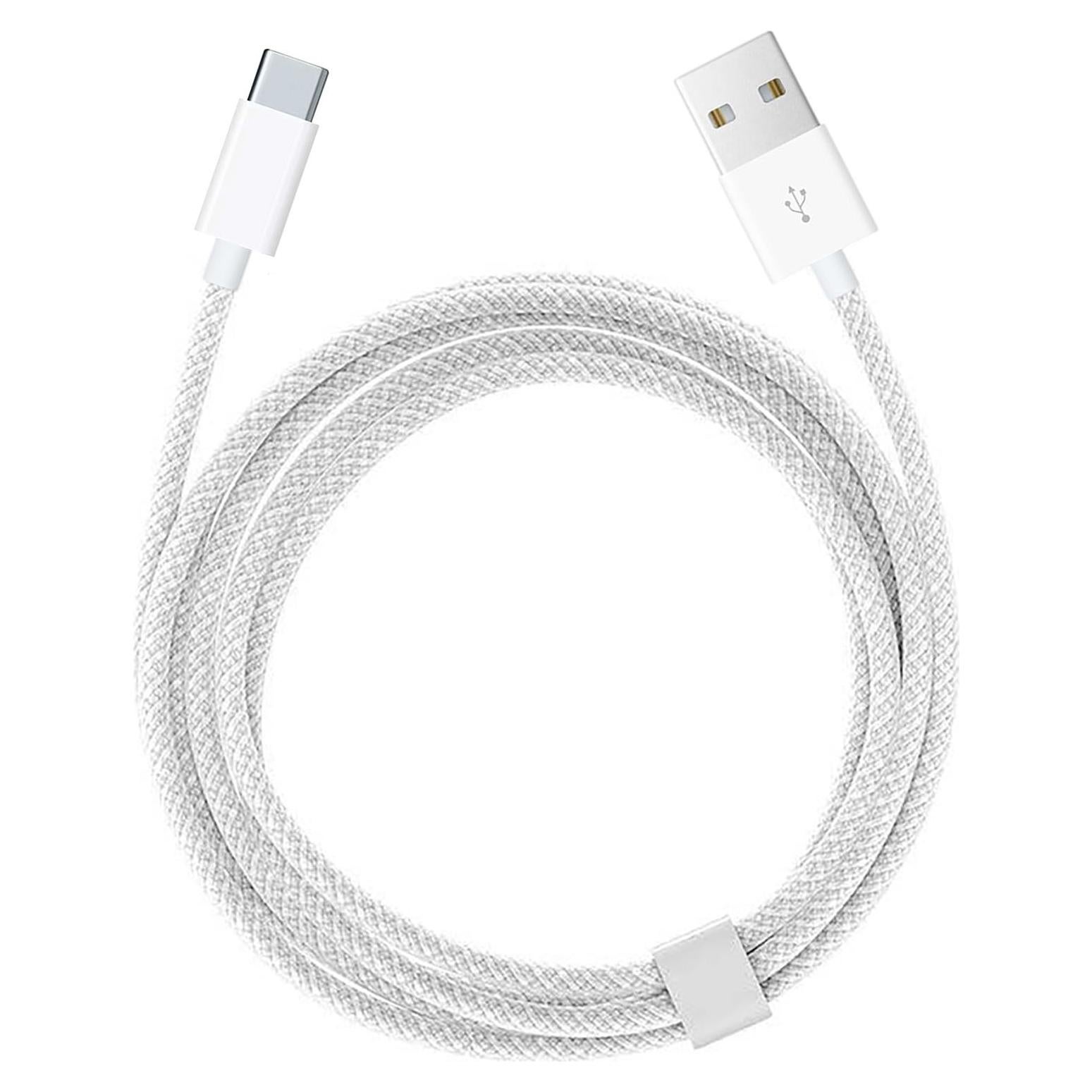 Cable trenzado USB A a USB C 1.5m Abysssea para iPhone y iPad