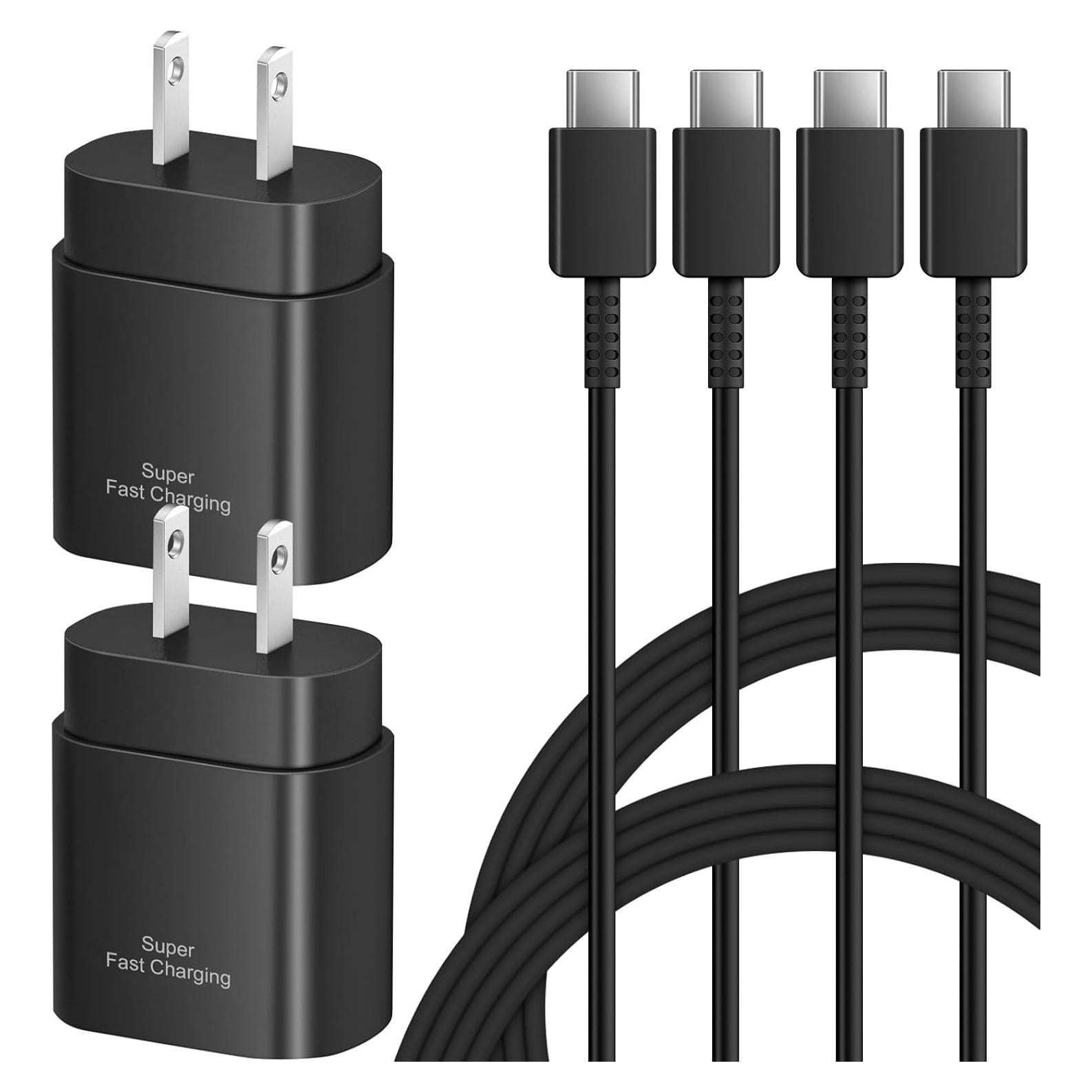 Cargador Rápido 25W USB-C STAMISH con Cable 1.8m para Galaxy