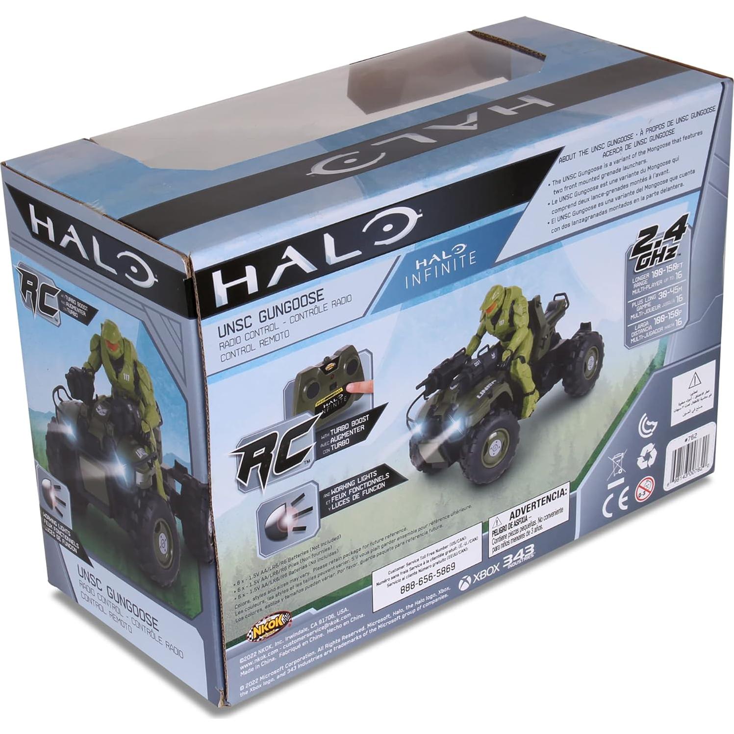 Vehículo RC Gungoose NKOK con Master Chief - 2.4 GHz, 0.67 kg