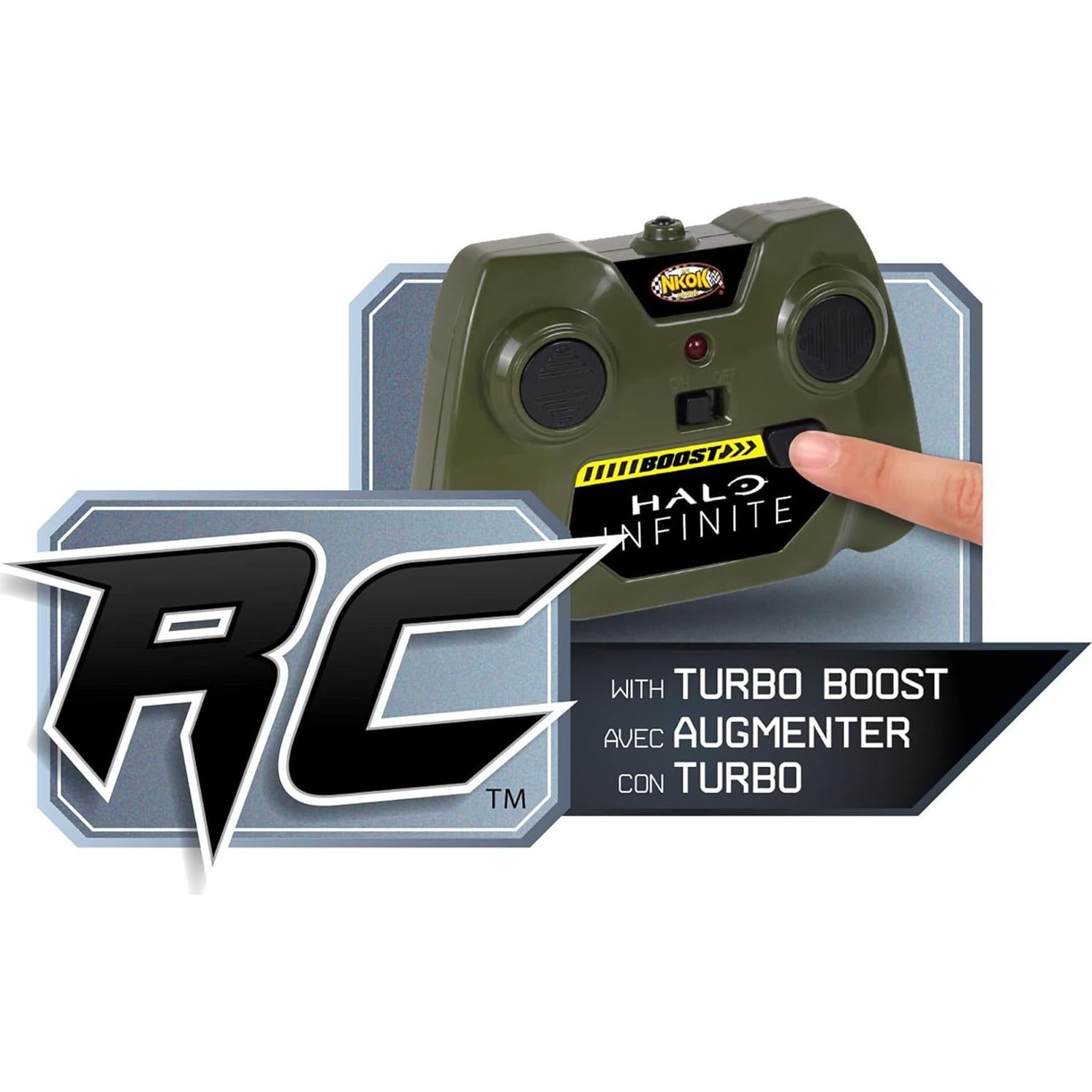 Vehículo RC Gungoose NKOK con Master Chief - 2.4 GHz, 0.67 kg