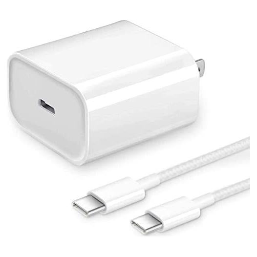 Cargador de pared rápido USB C PD 20W Rahhaze para iPad 10.9"/11"