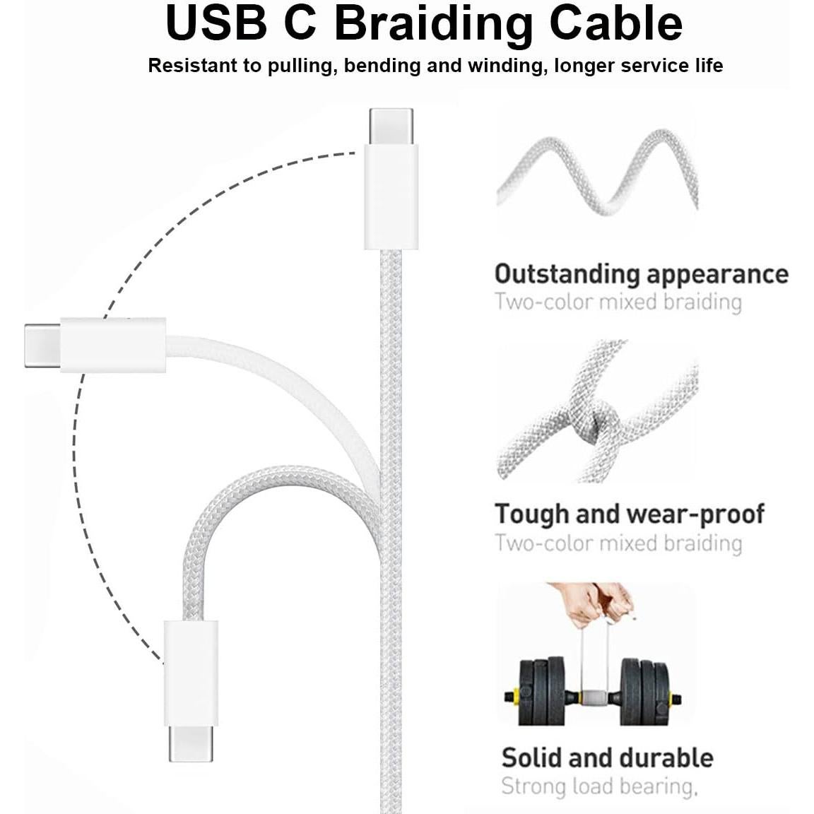 Cargador de pared rápido USB C PD 20W Rahhaze para iPad 10.9"/11"