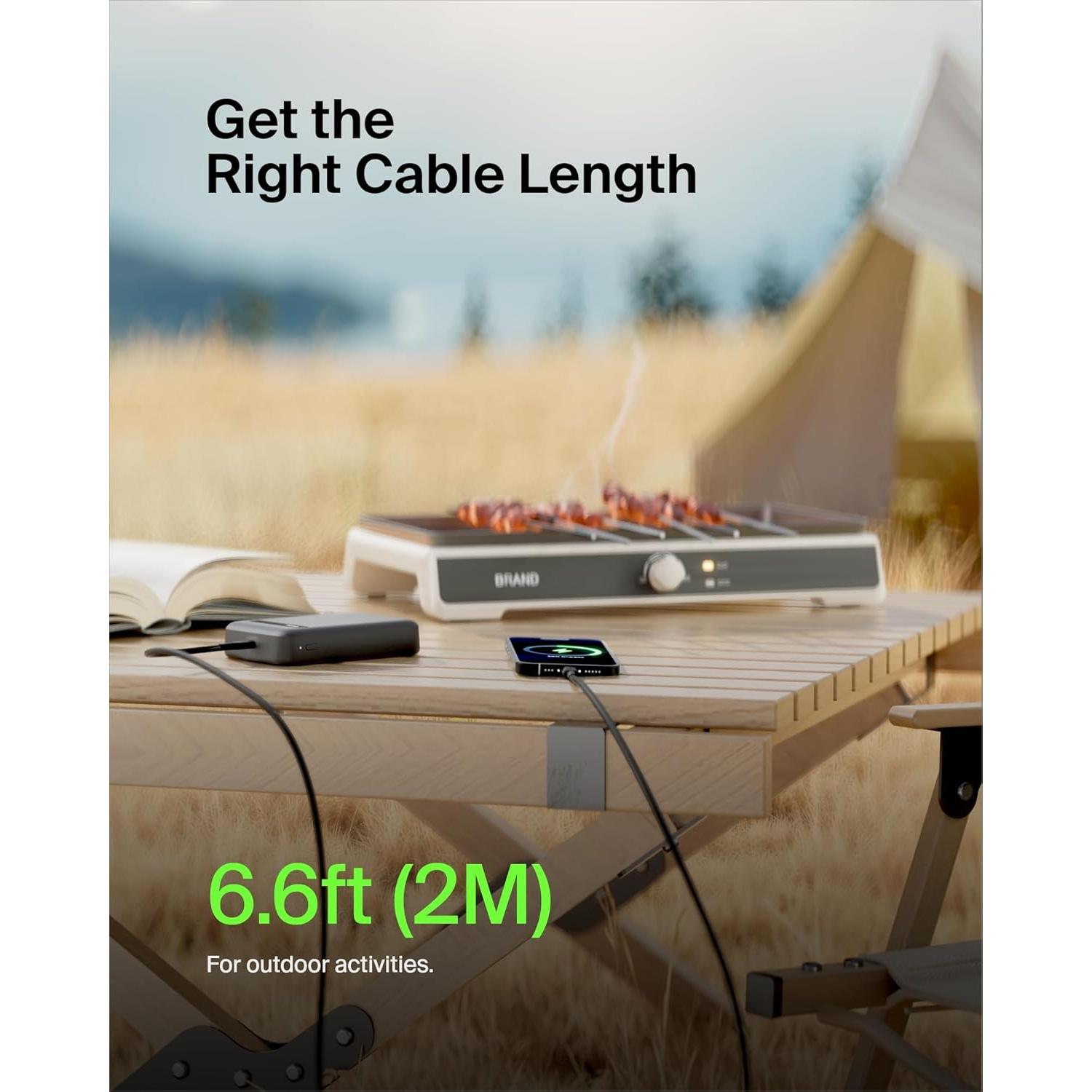 Cable USB-C a USB-A Belkin 2m Negro - Cargador 15W