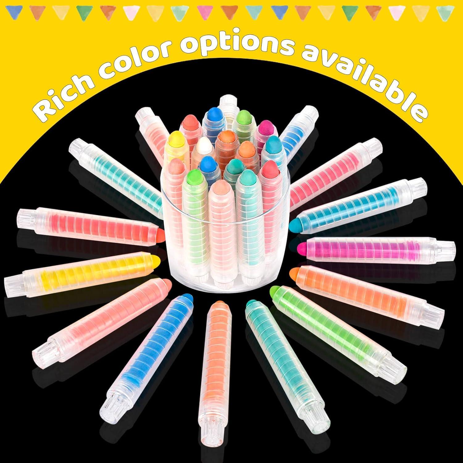 Juego de Tizas Lavables para Acera ZHBDMGK - 12 Colores