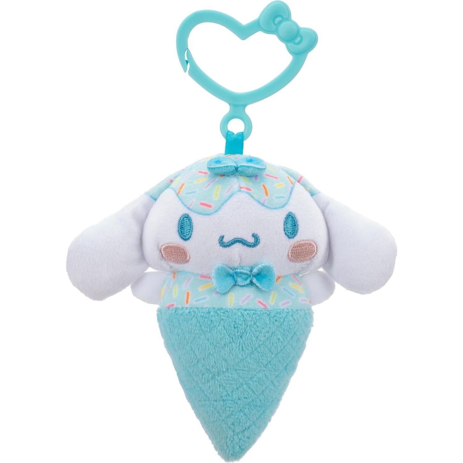 Paquete de 4 Peluches Clip-On Hello Kitty y Amigos 10.16 cm