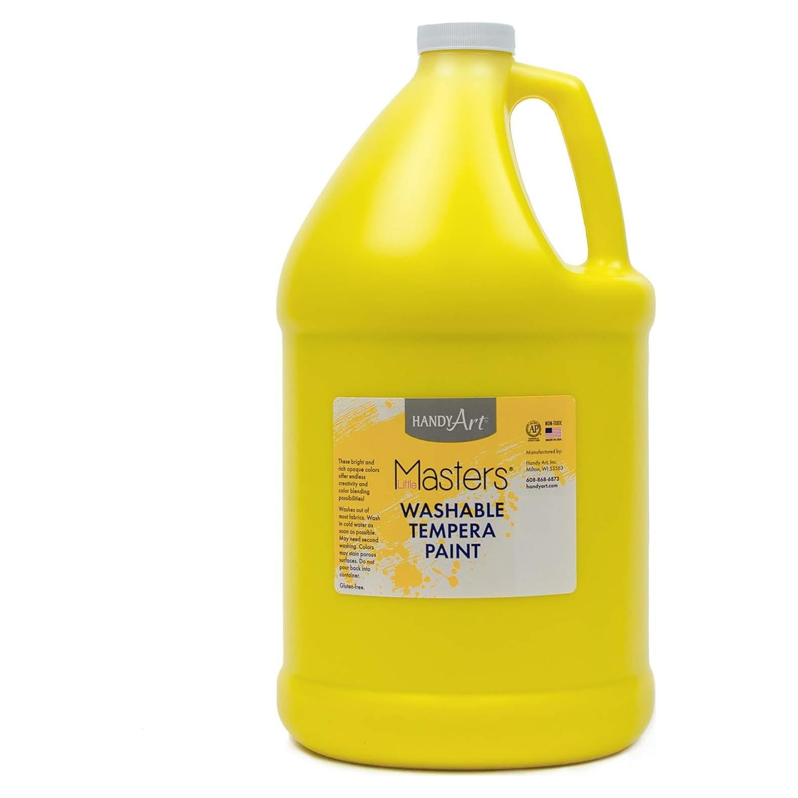 Pintura Tempera Lavable Handy Art Little Masters 1 Galón Amarillo