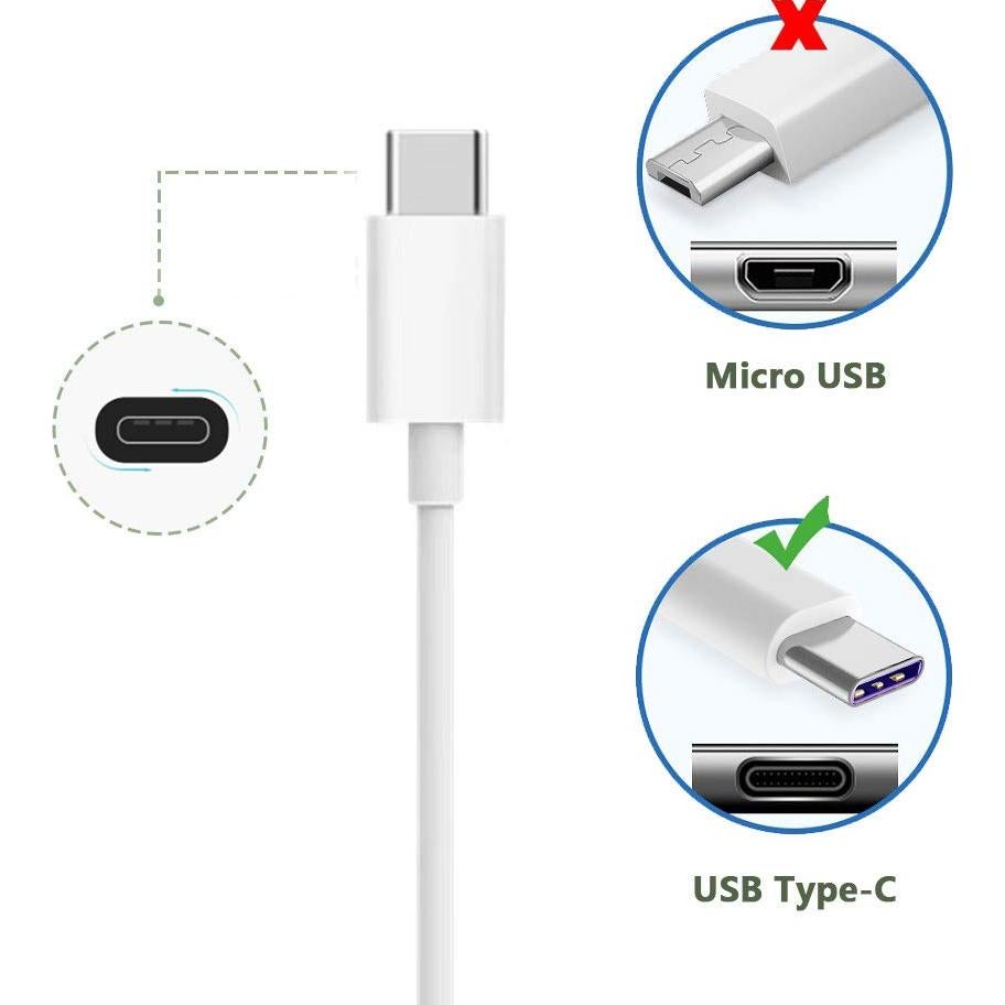 Cable de carga rápida USB-C a USB-A 1.83 m HONGPING Blanco