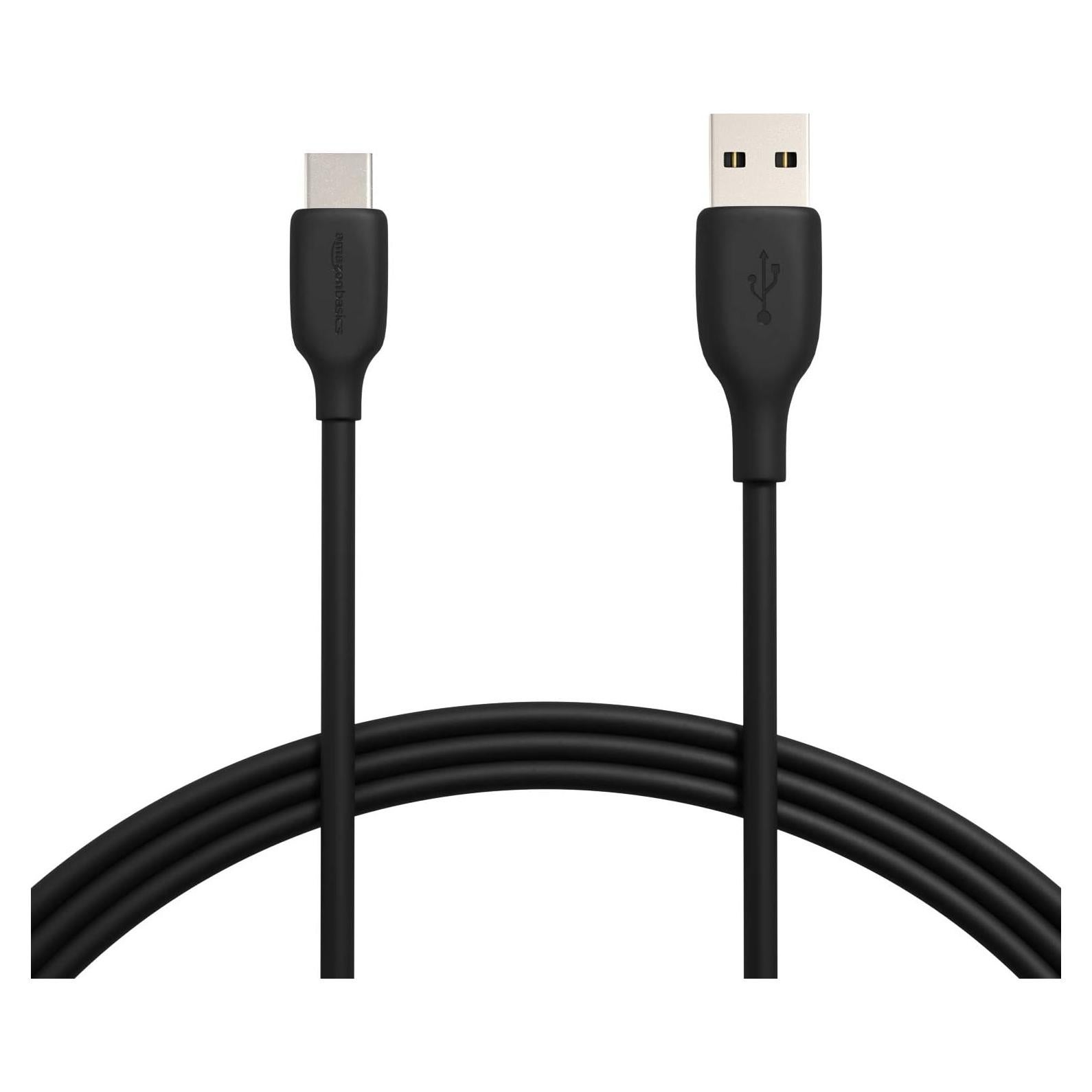 Cable USB-C a USB-A Amazon Basics 1.83m Carga Rápida 15W