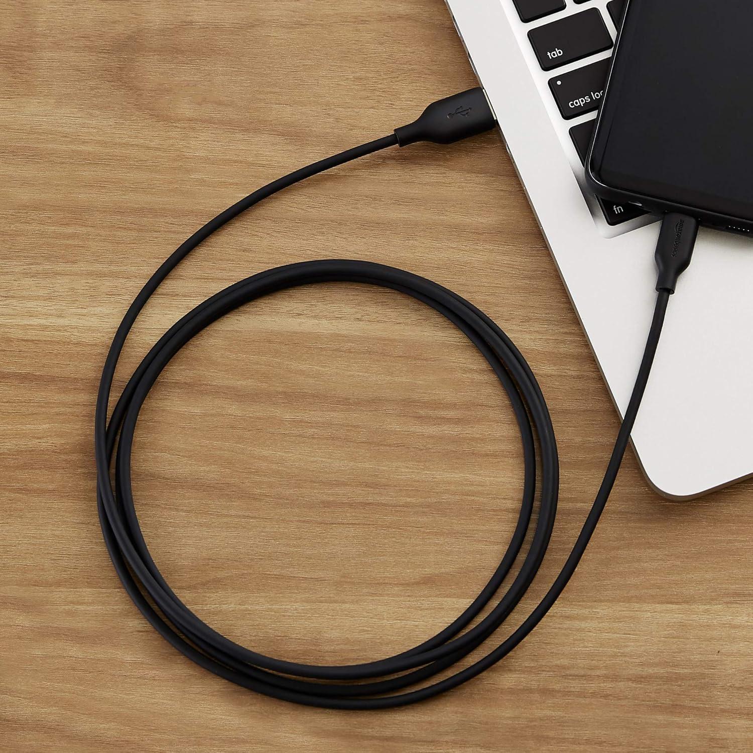 Cable USB-C a USB-A Amazon Basics 1.83m Carga Rápida 15W
