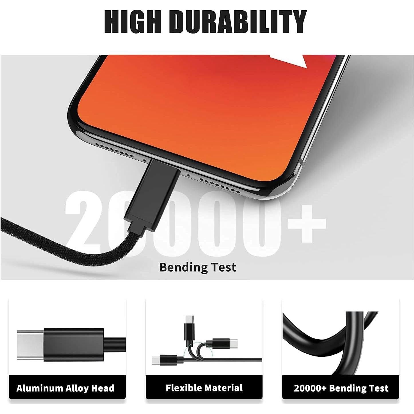 Cargador Rápido USB-C 20W RAHHAZE para Samsung Galaxy A14 A13