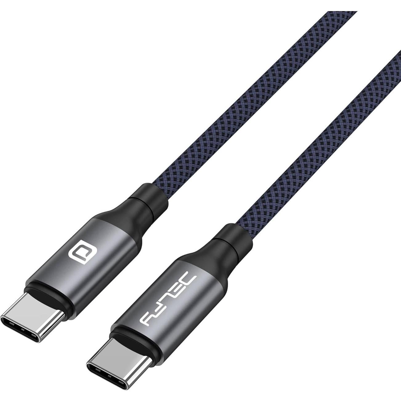 Cable USB-C trenzado Delfy 2m carga rápida 240W para iPhone 15/16