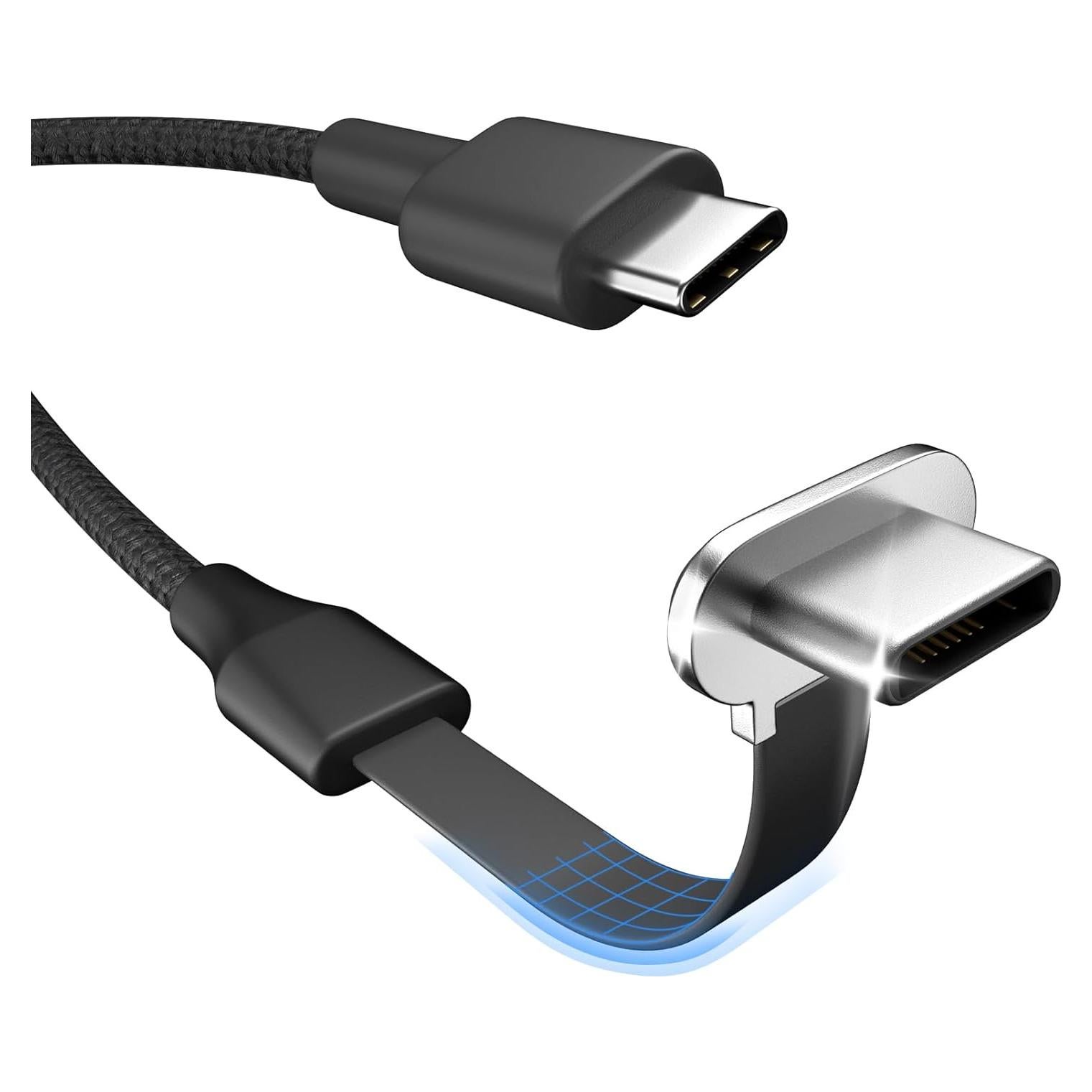 Cable USB C 60W 1.0m DBillionDa Carga Rápida 90 Grados