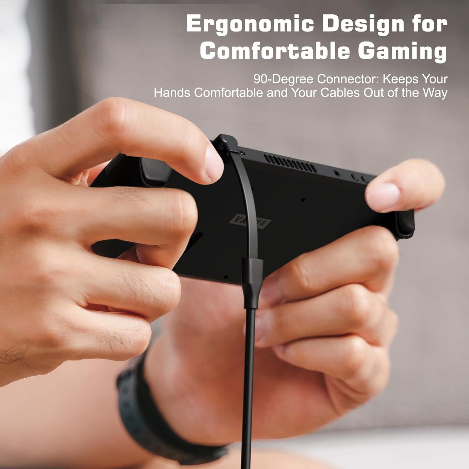 Cable USB C a USB C 1.83m 60W DbillionDa Ángulo Recto