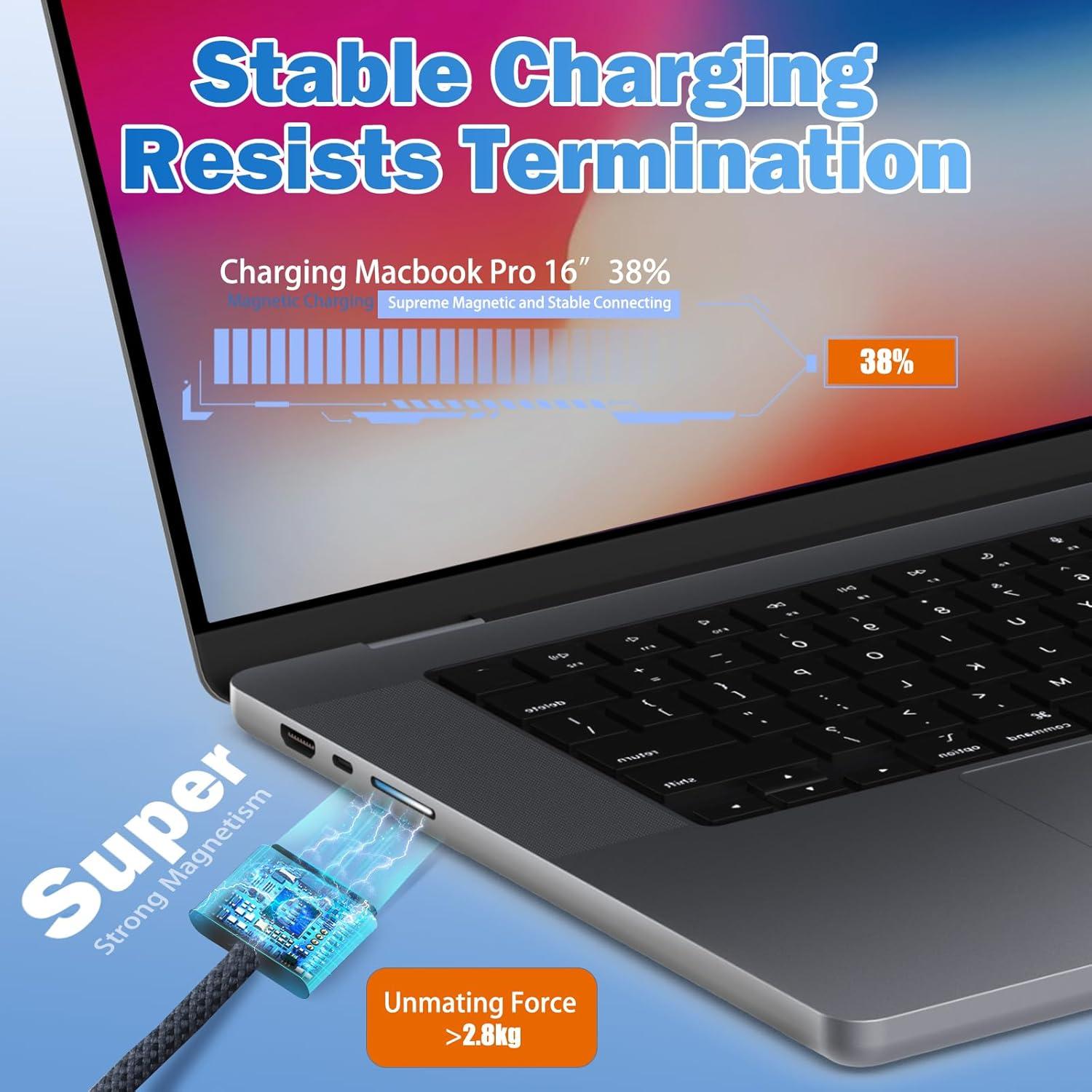 Cable de Alimentación Magnético 140W USB-C iPartsleader 2m