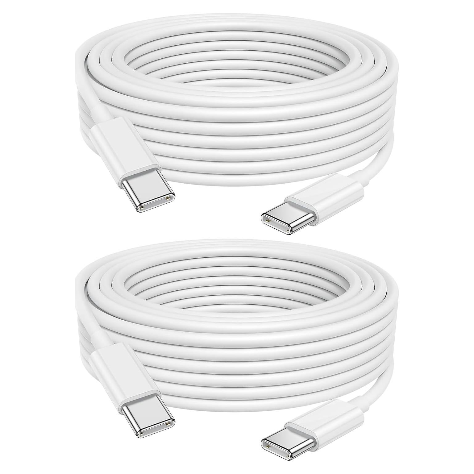 Cable USB C a USB C 60W Gyusity 2Pack 3.05m y 1.83m