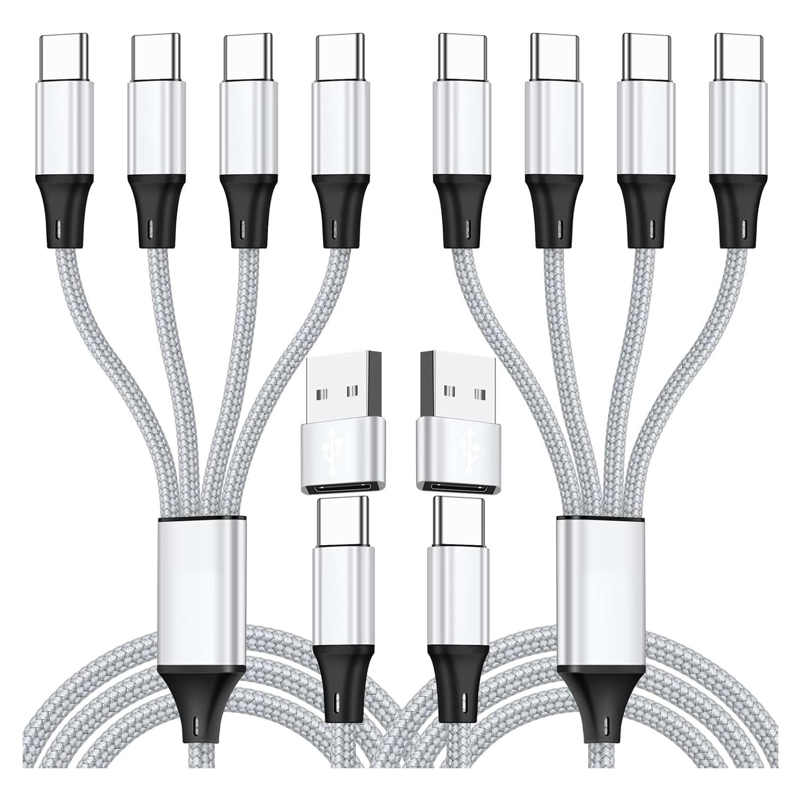 Cable Divisor Multi Carga USB C SVEUC 1.2m 40W 4 en 2