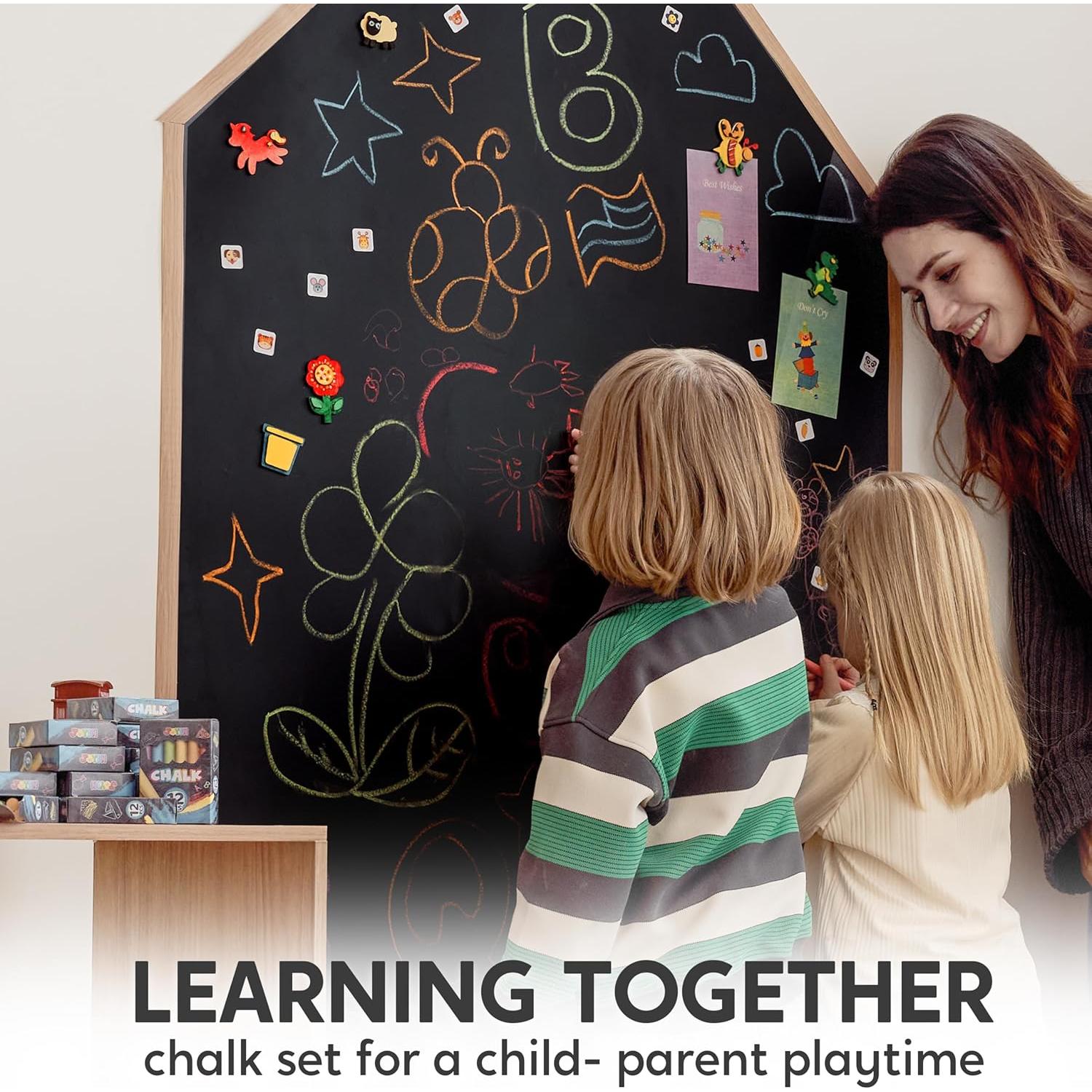 Tizas Mini Coloridas JOYIN 24 Cajas No Tóxicas 288 Piezas