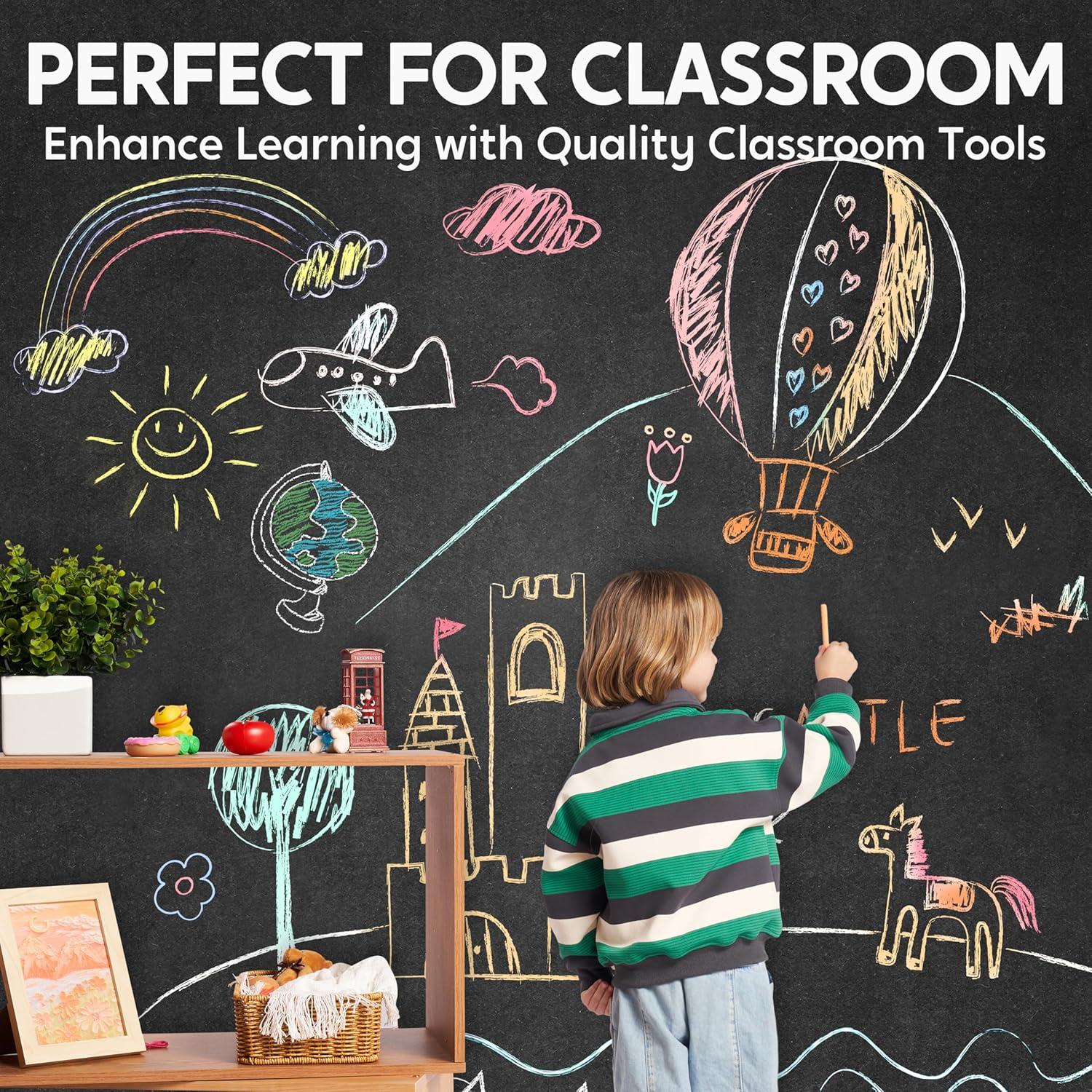 Tizas Mini Coloridas JOYIN 24 Cajas No Tóxicas 288 Piezas