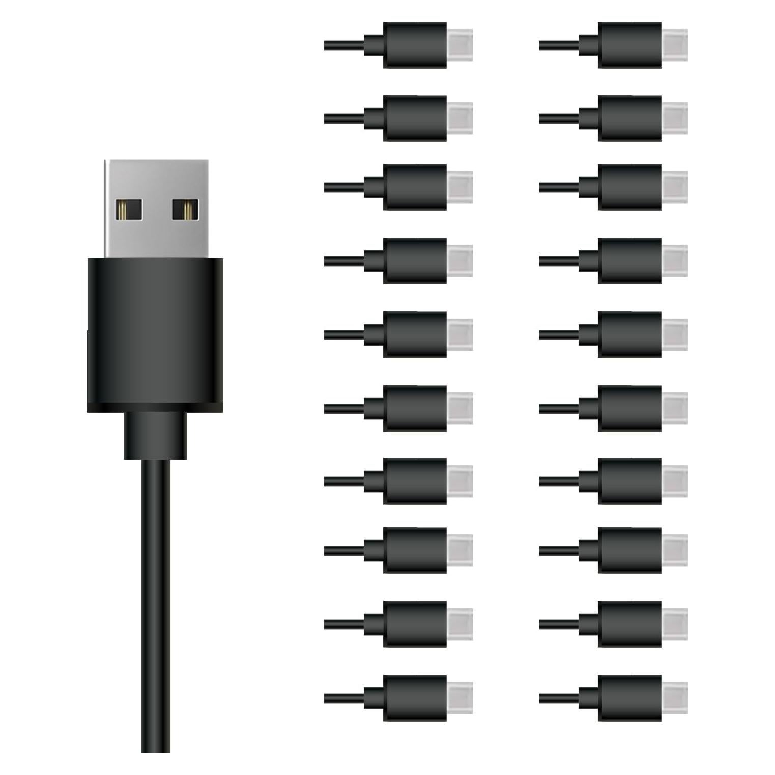 Paquete de 20 Cables USB C 0.91m AGIPAXX Carga Rápida