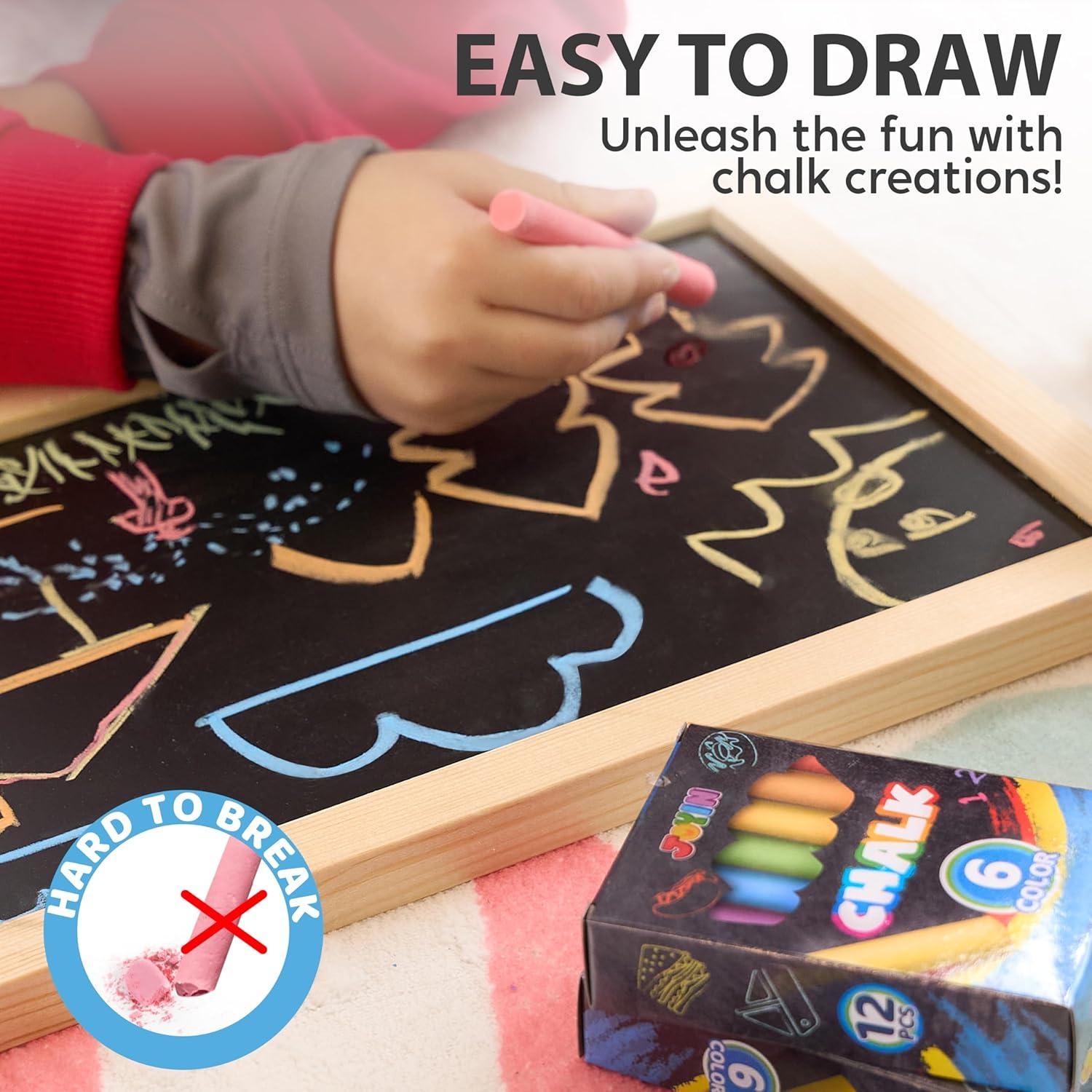 Tizas Mini Coloridas JOYIN 24 Cajas No Tóxicas 288 Piezas