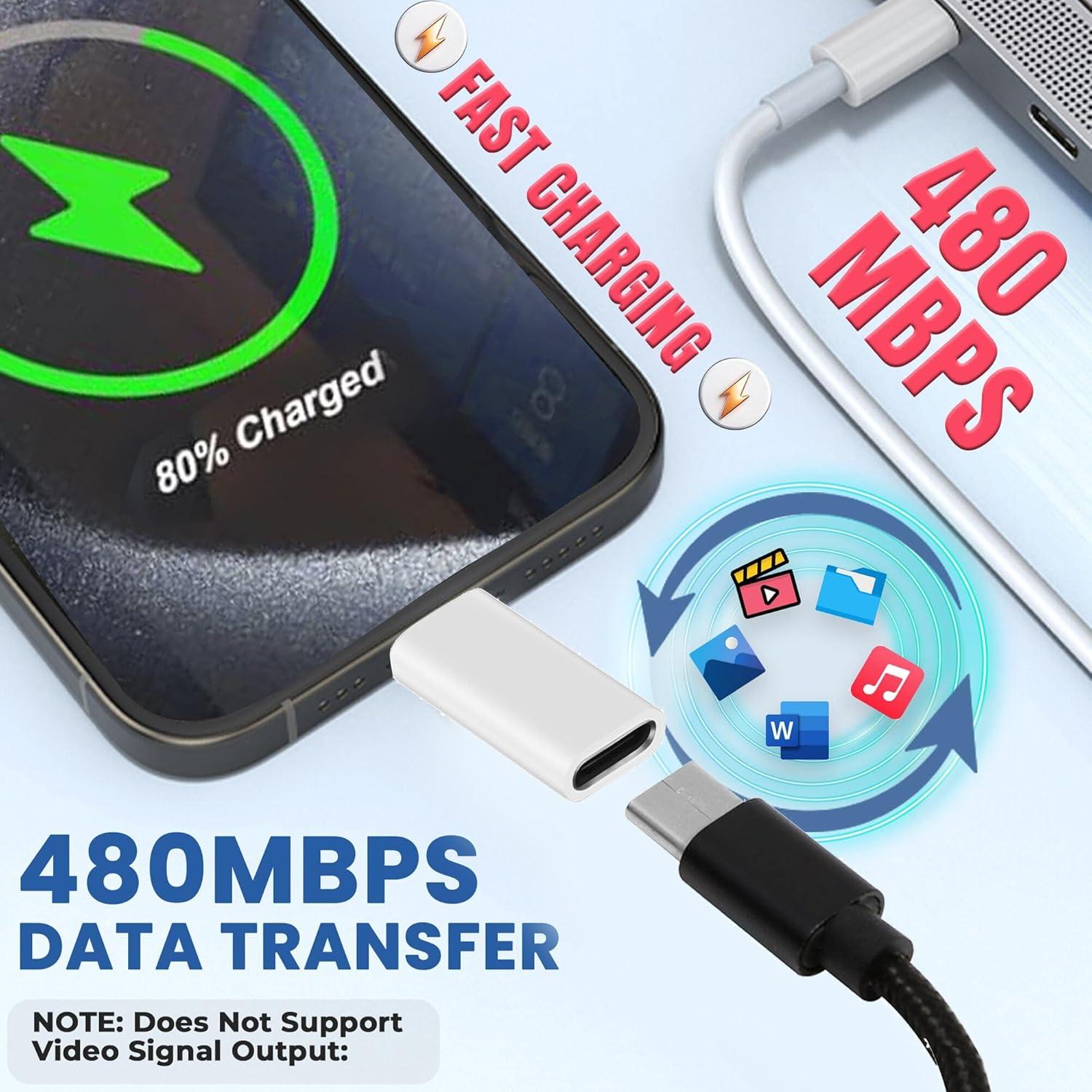 Adaptador USB C a Lightning Puur House 27W Carga Rápida