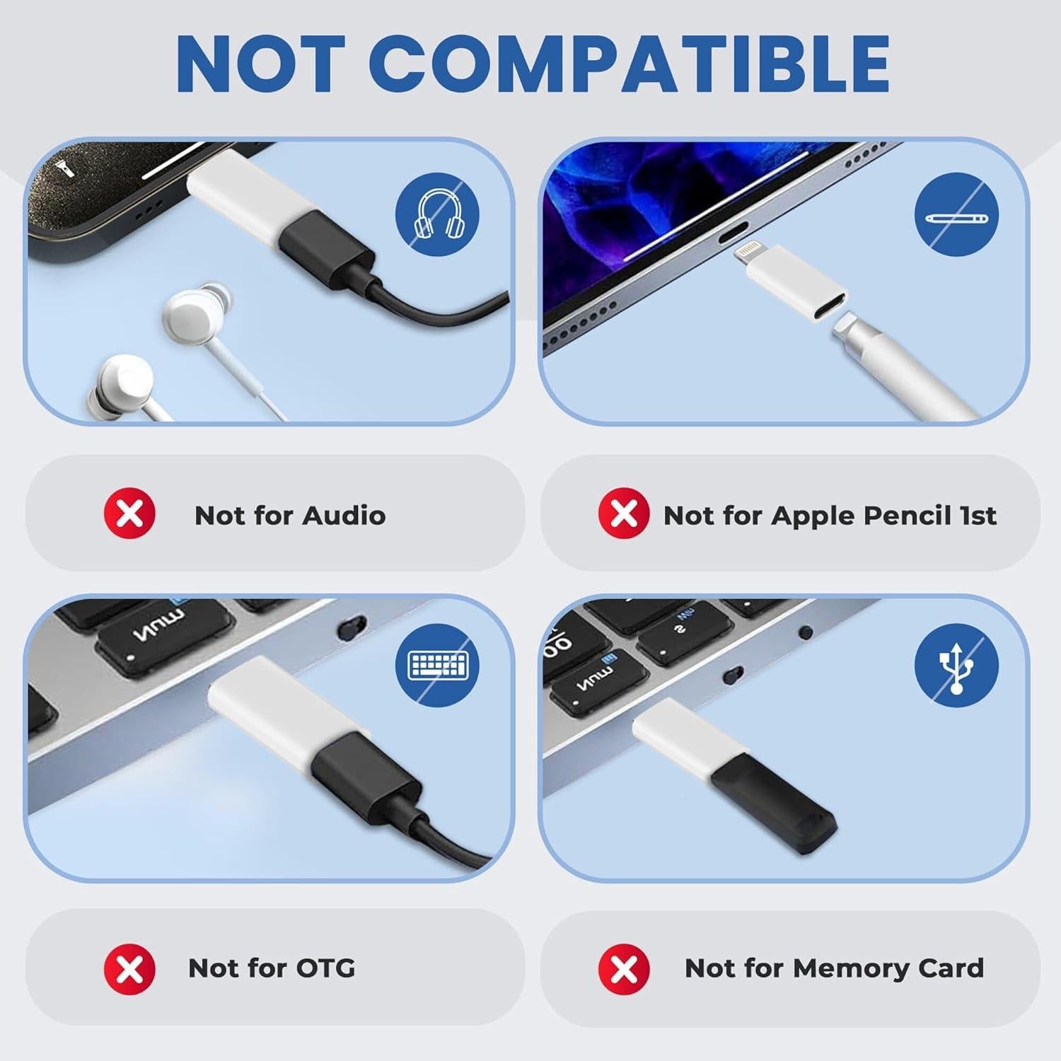 Adaptador USB C a Lightning Puur House 27W Carga Rápida