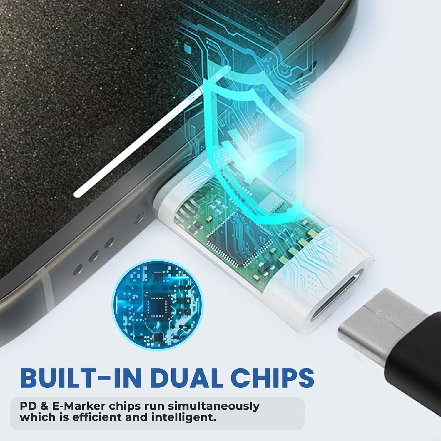 Adaptador USB C a Lightning Puur House 27W Carga Rápida