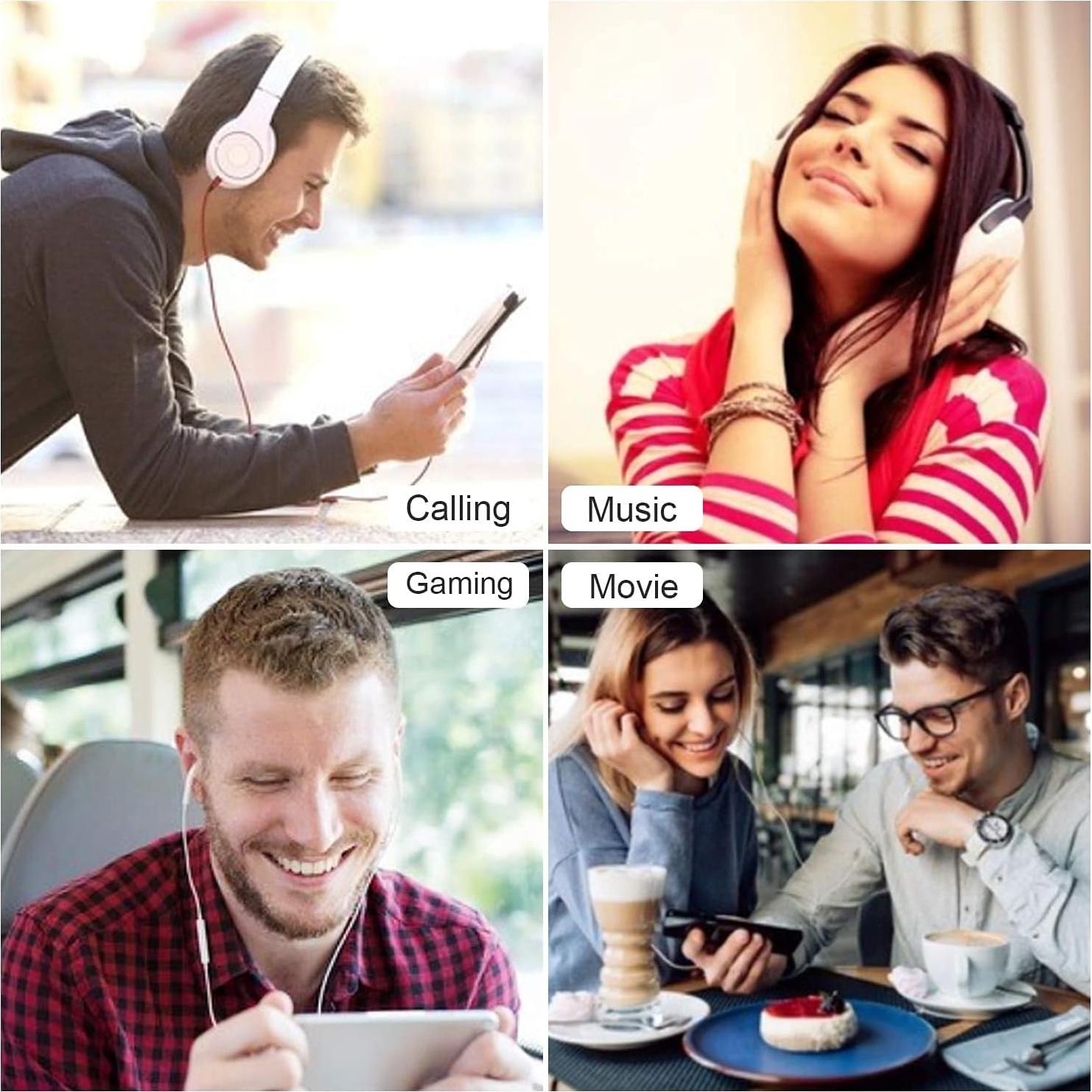 Adaptador USB-C a 3.5mm YCH - 2 Paquetes, Audio Hi-Fi