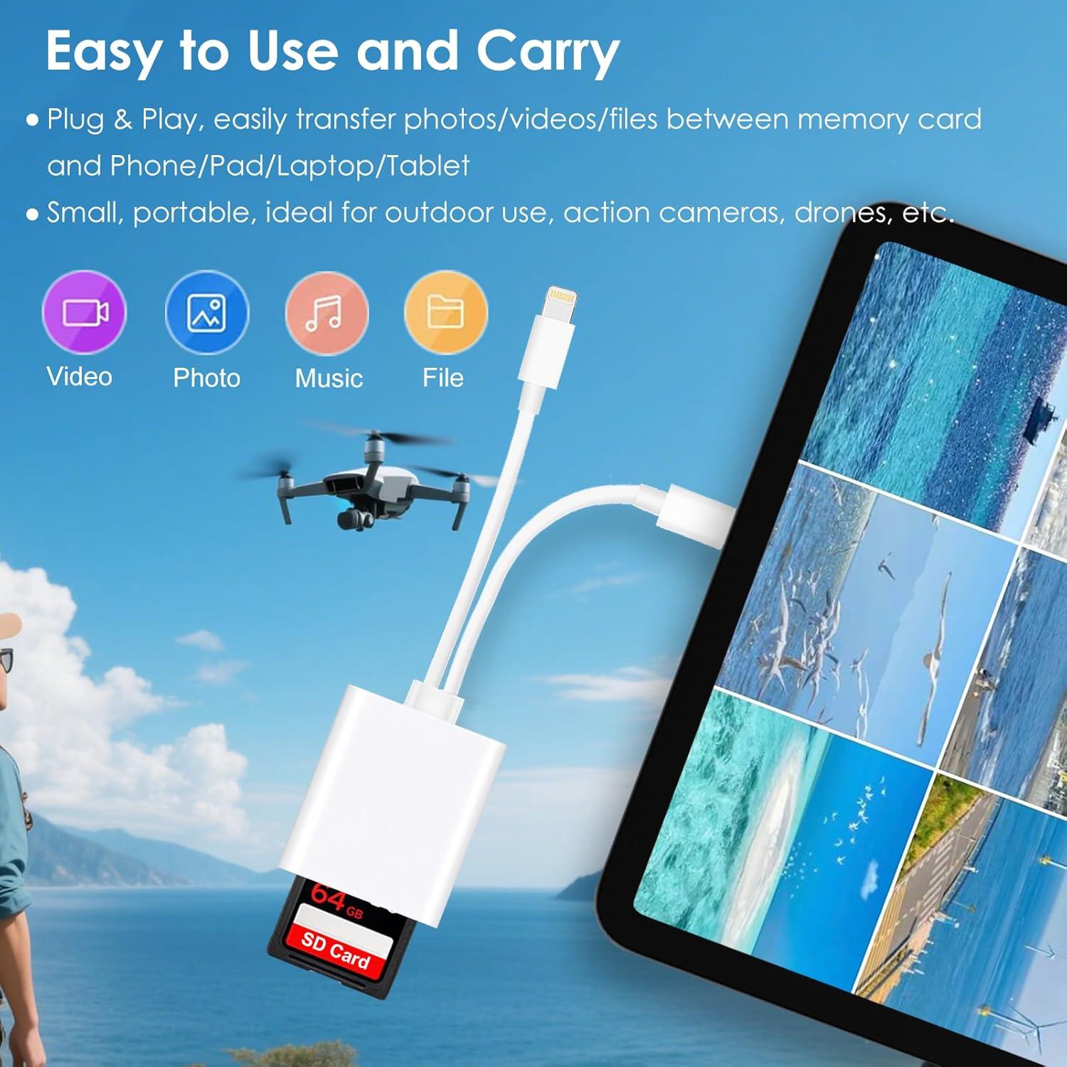 Lector de Tarjetas SD y Micro SD Hoenkeips HW-MCR-2IN2