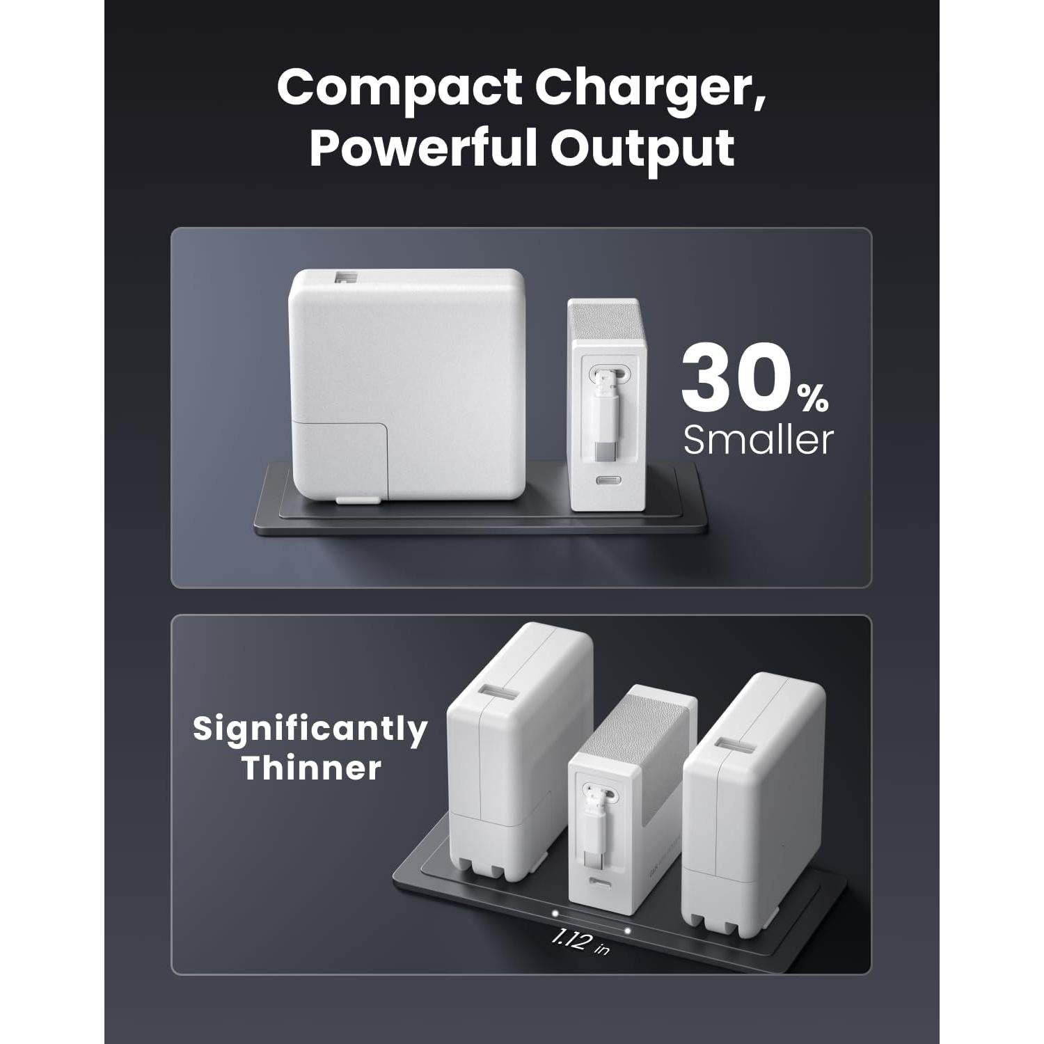 Cargador de Pared Gitryin 40W con Cable Tipo-C Retráctil 80cm