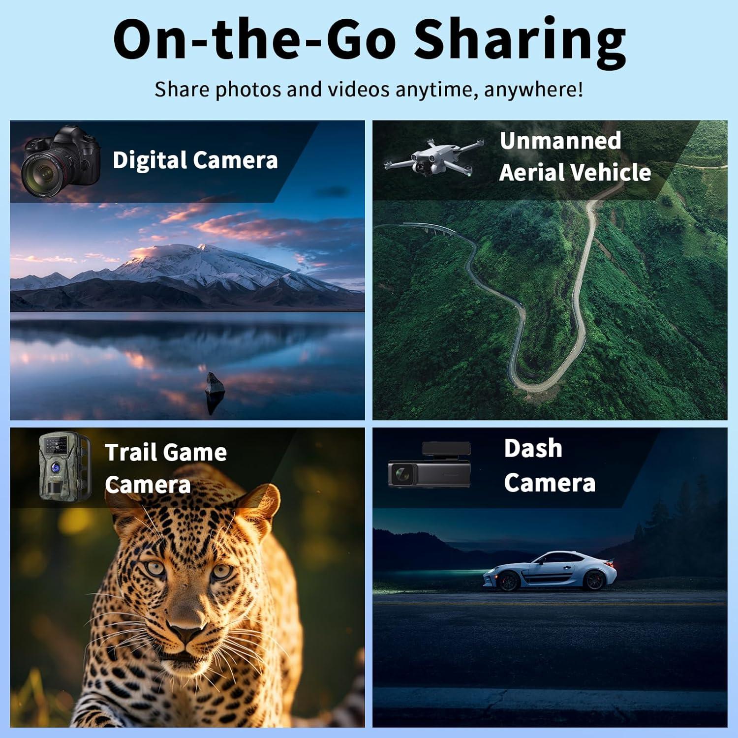 Lector de tarjetas SD USB C y Lightning Aplimln 3 en 1