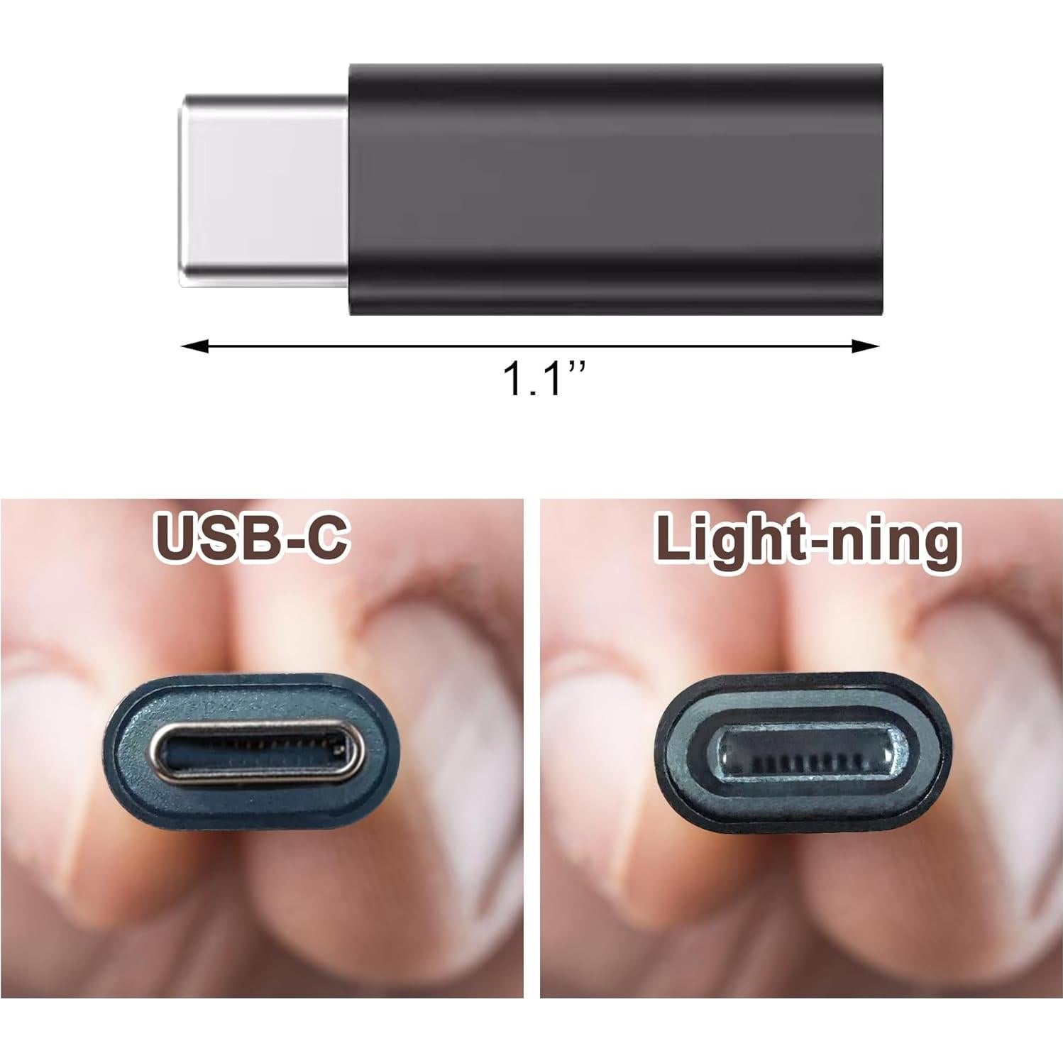Adaptador Lightning a USB C BlingKingdom para iPhone 15/16