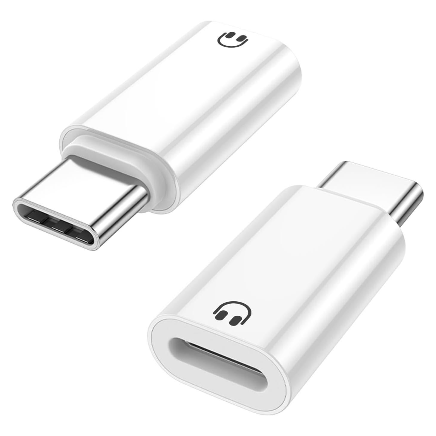 Adaptadores de Audio USB C a Lightning Jadebones - 2 Piezas