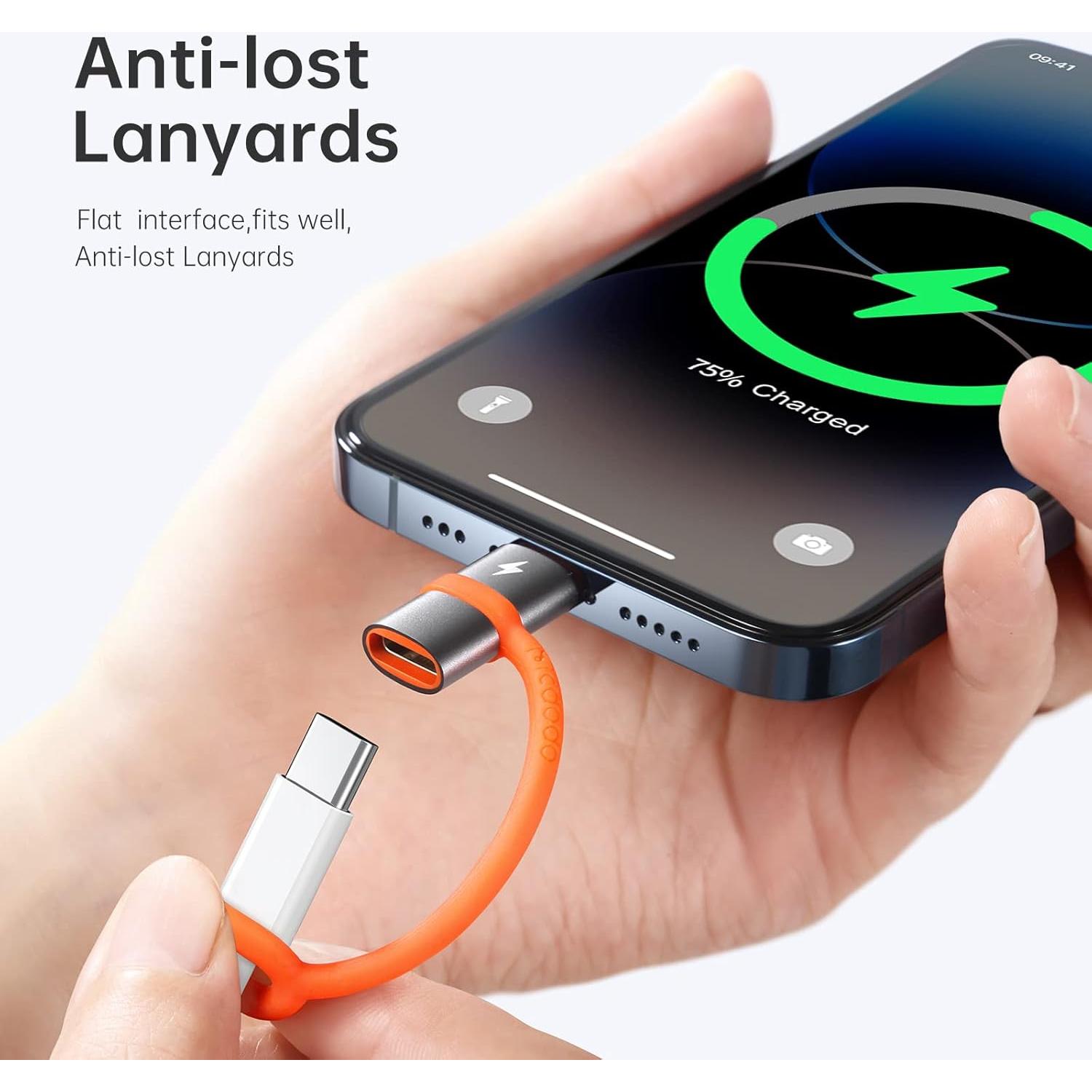 Adaptador McDodo USB C a Lightning 36W Carga Rápida