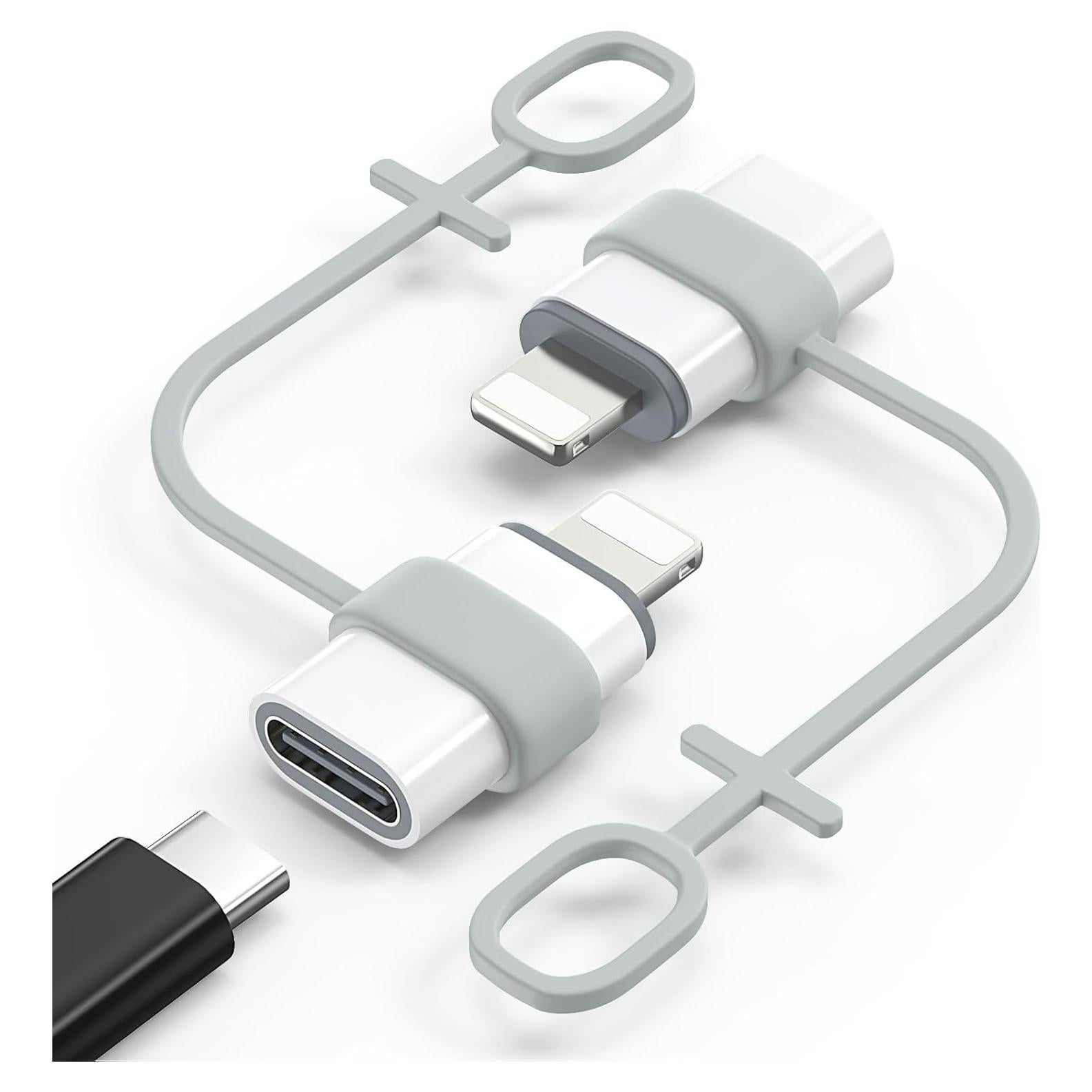 Adaptador USB C a Lightning MoKo - Carga y Sincronización - 2 Piezas