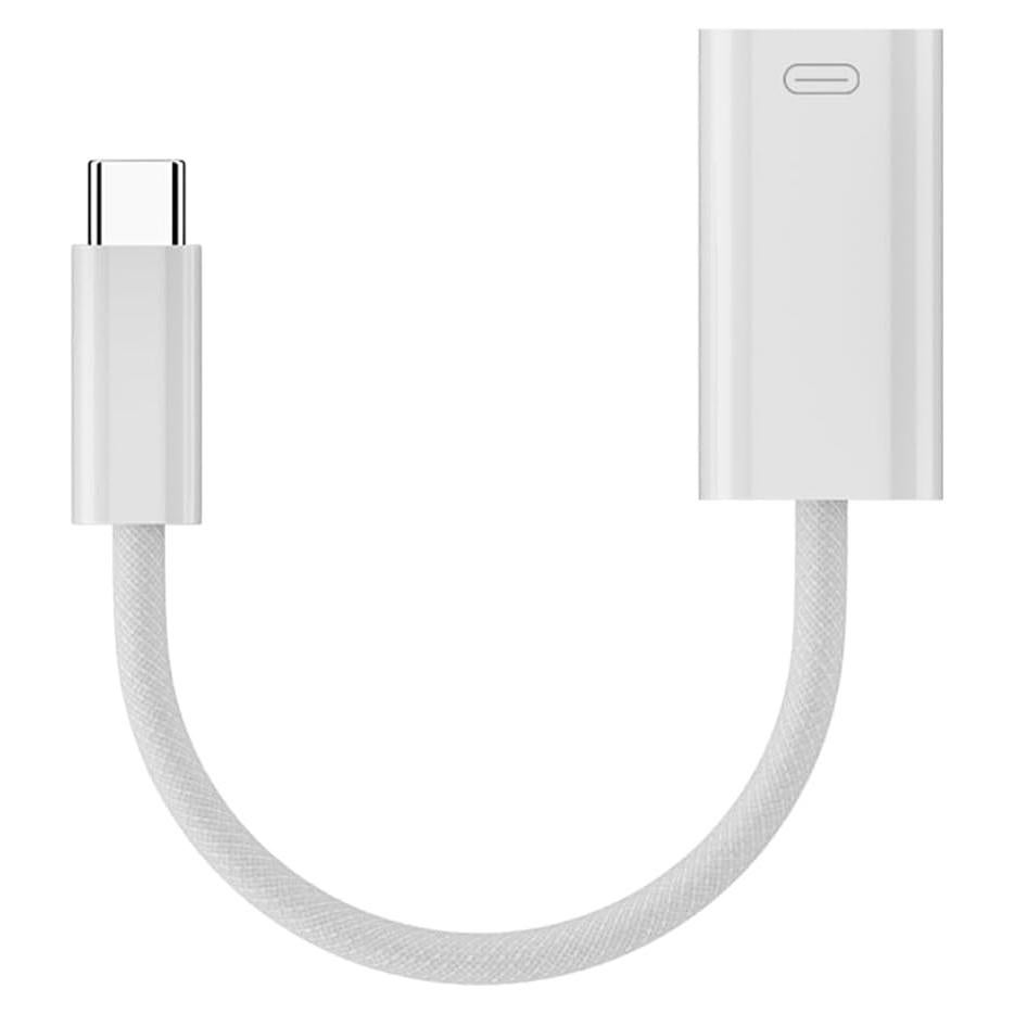 Adaptador AuviPal 3-en-1 USB C a Lightning - Carga, Datos y Audio