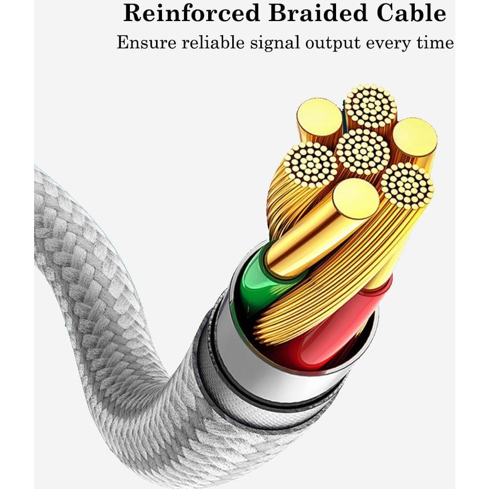 Adaptador AuviPal 3-en-1 USB C a Lightning - Carga, Datos y Audio
