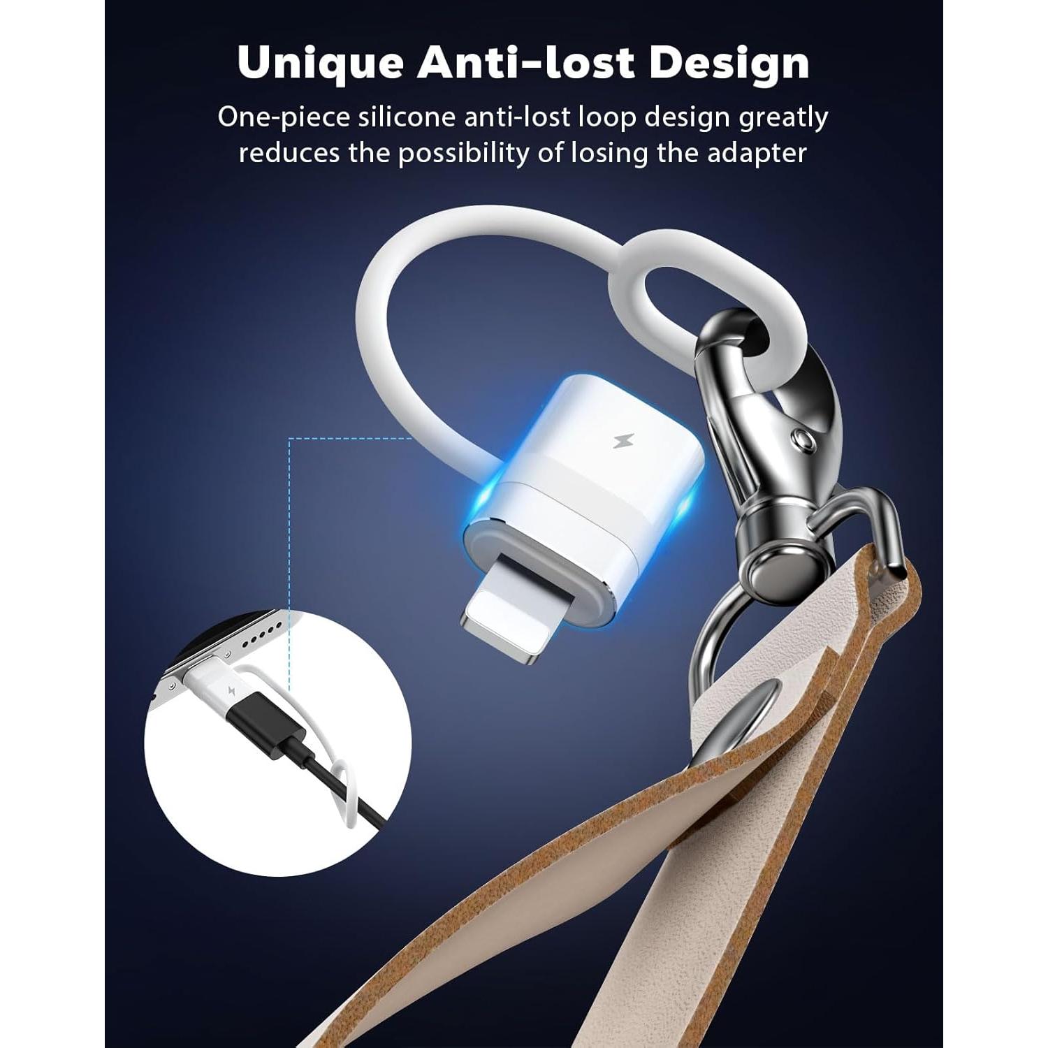 Adaptador MoKo USB C a Lightning 36W para iPhone y iPad