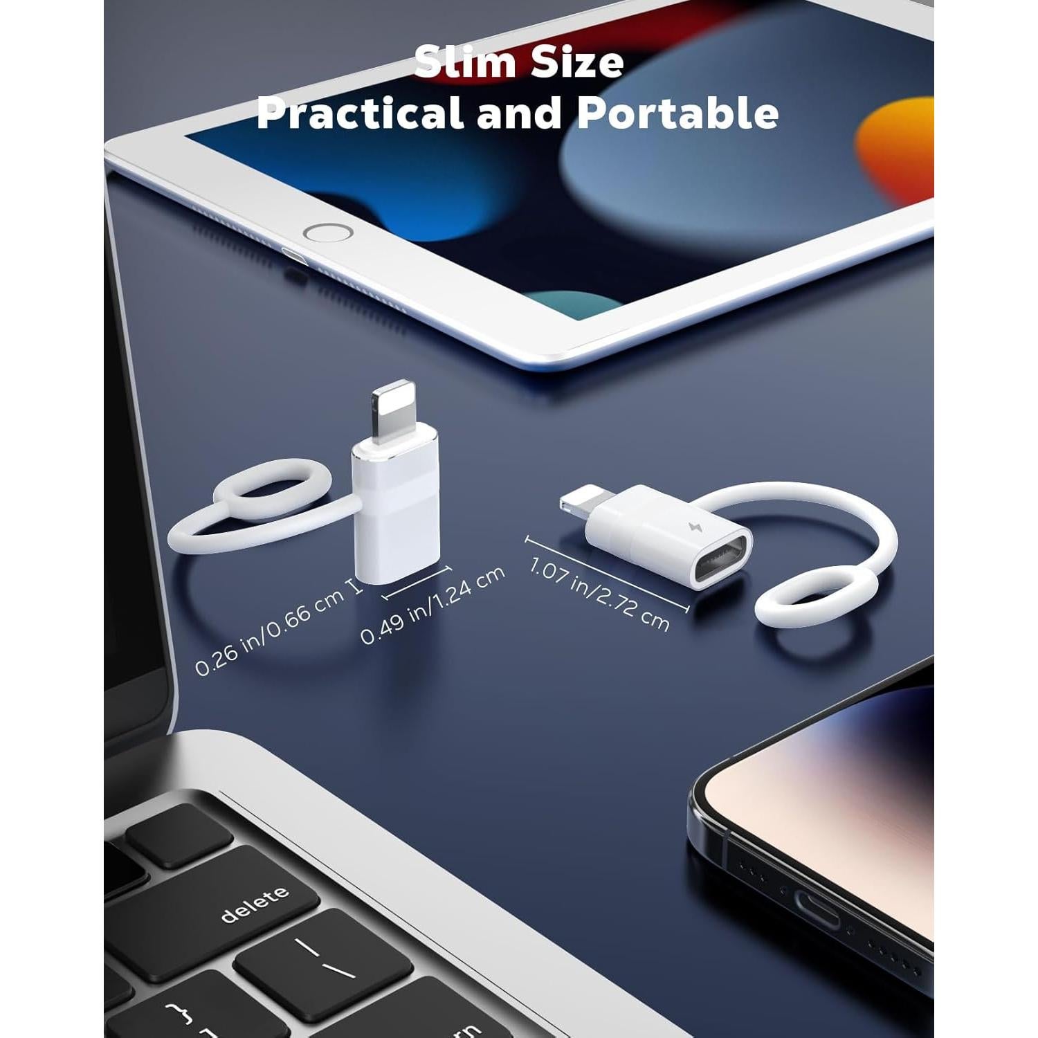 Adaptador MoKo USB C a Lightning 36W para iPhone y iPad