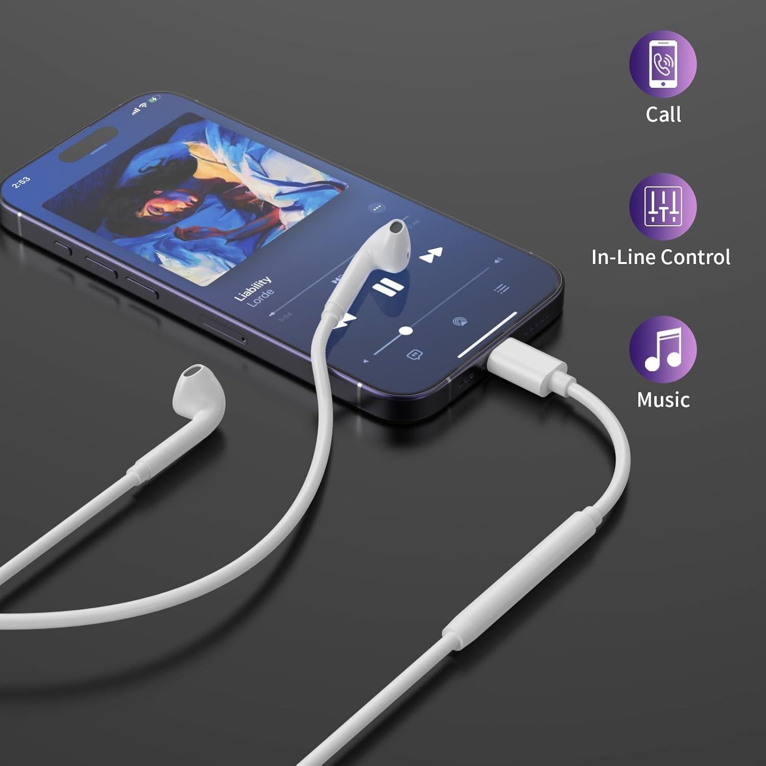 Adaptador Lightning a 3.5 mm DESOFICON - Paquete de 2