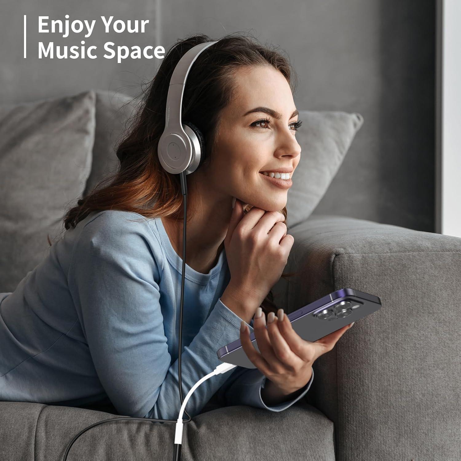 Adaptador Lightning a 3.5 mm DESOFICON - Paquete de 2