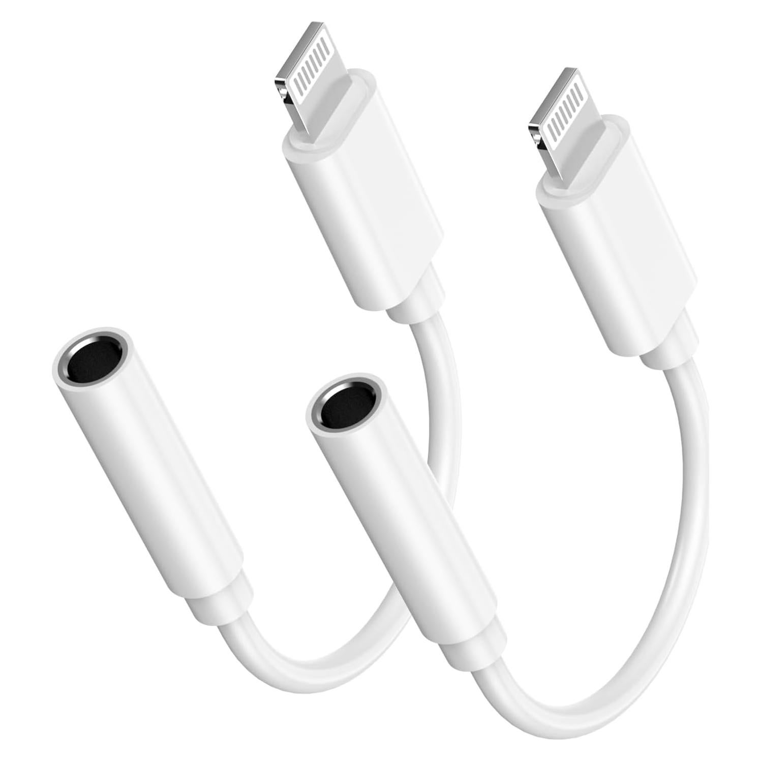 Adaptador Lightning a 3.5 mm Ucaca para iPhone - 2 Paquetes