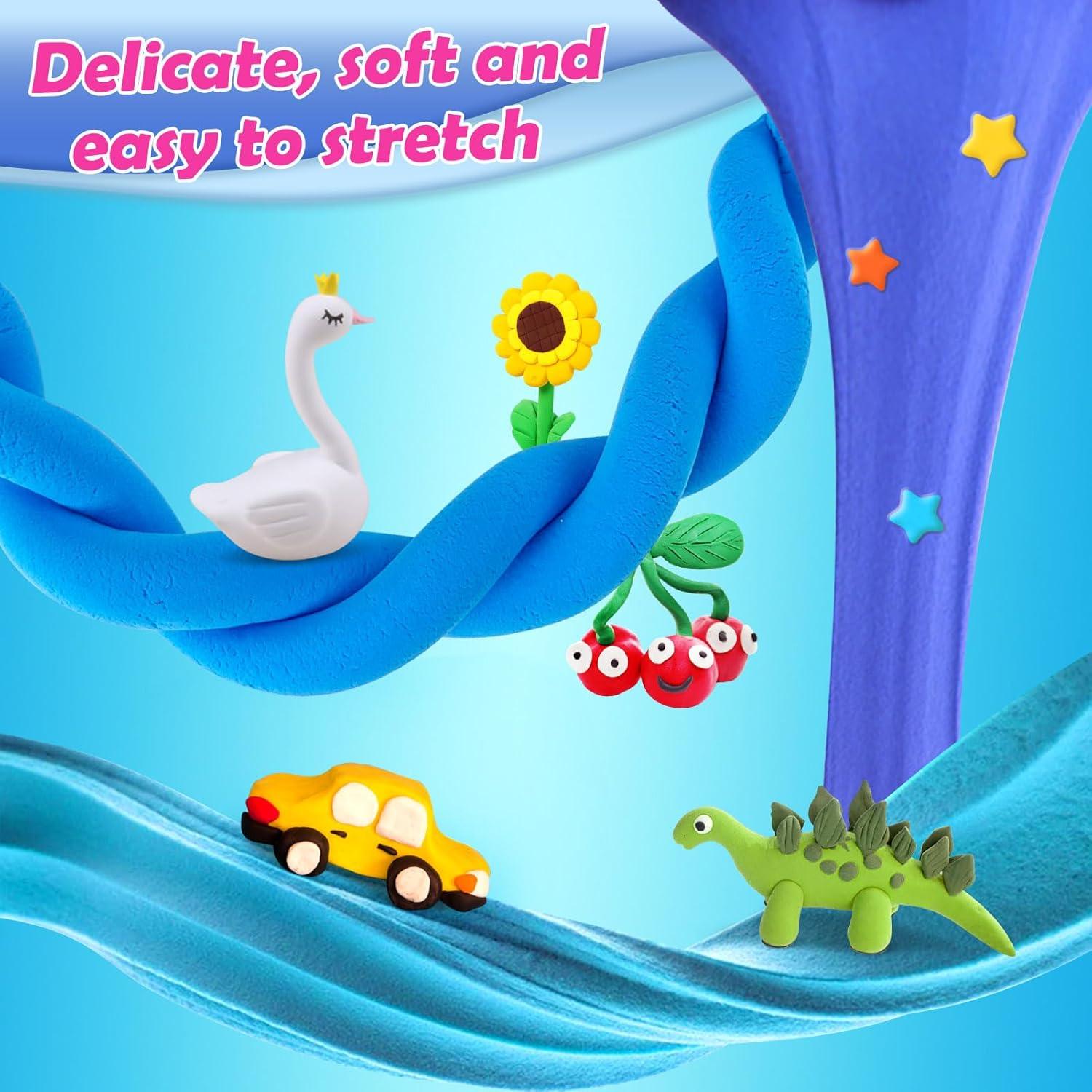 Arcilla Secada al Aire YOPINSAND 24 Colores 325.5 g