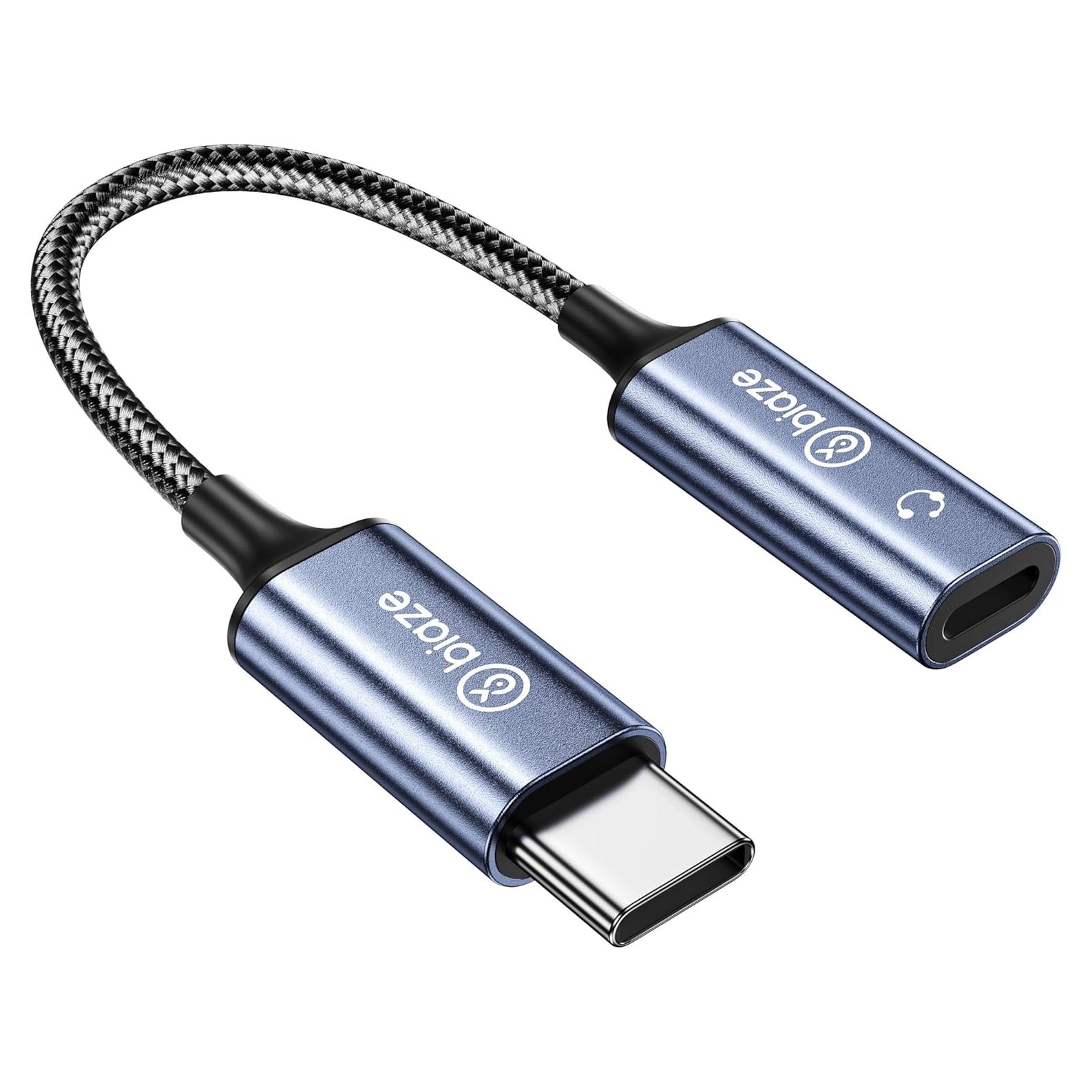 Adaptador de Audio USB-C a Lightning Biaze - 18g, MFi, Compatible iPhone