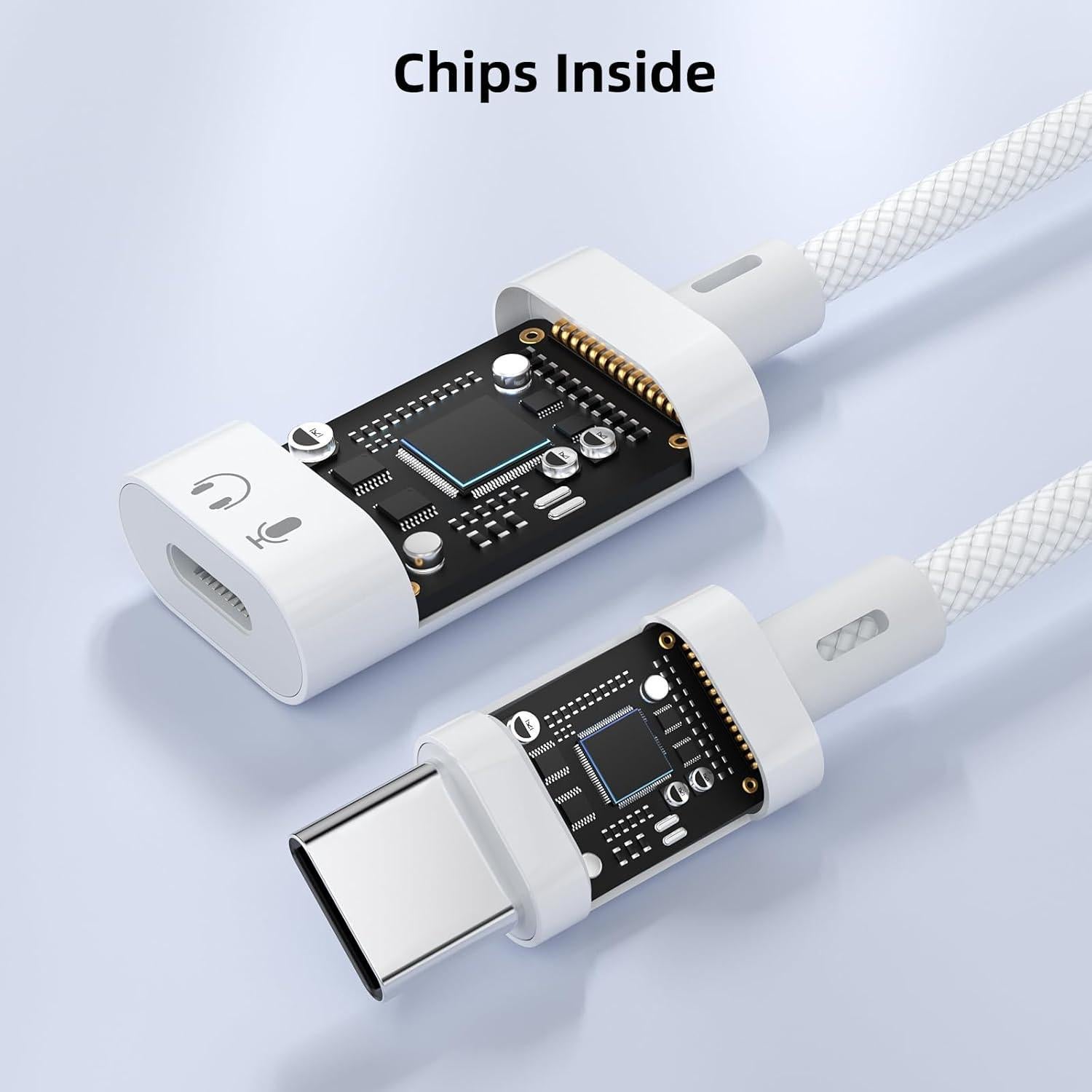 Adaptador de Audio USB-C a Lightning Vcddom para iPhone y iPad